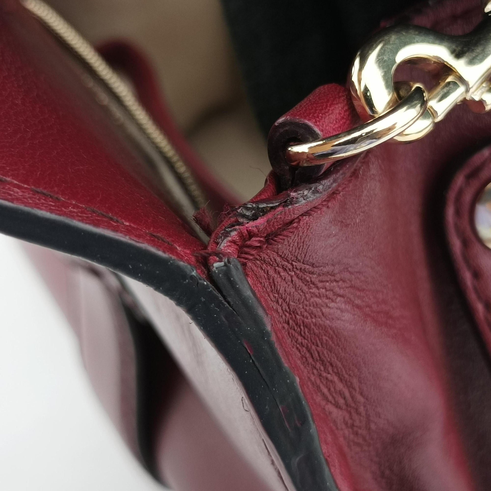Stirrup Burgundy Leather 277515 B9815870スティラップ ワインレッド レザー 277515 B9815870