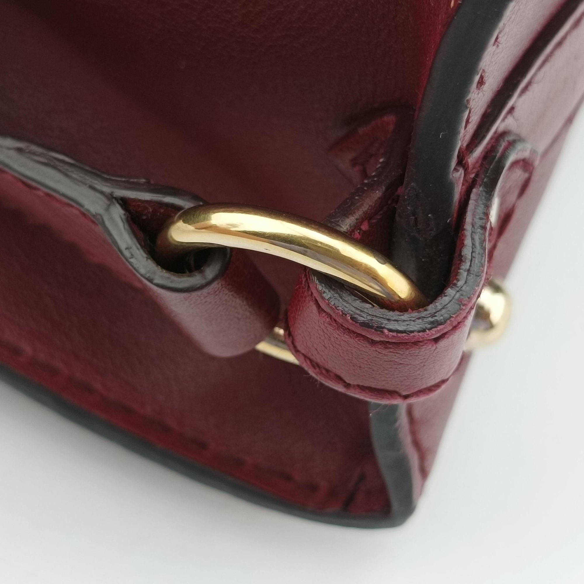 Stirrup Burgundy Leather 277515 B9815870スティラップ ワインレッド レザー 277515 B9815870