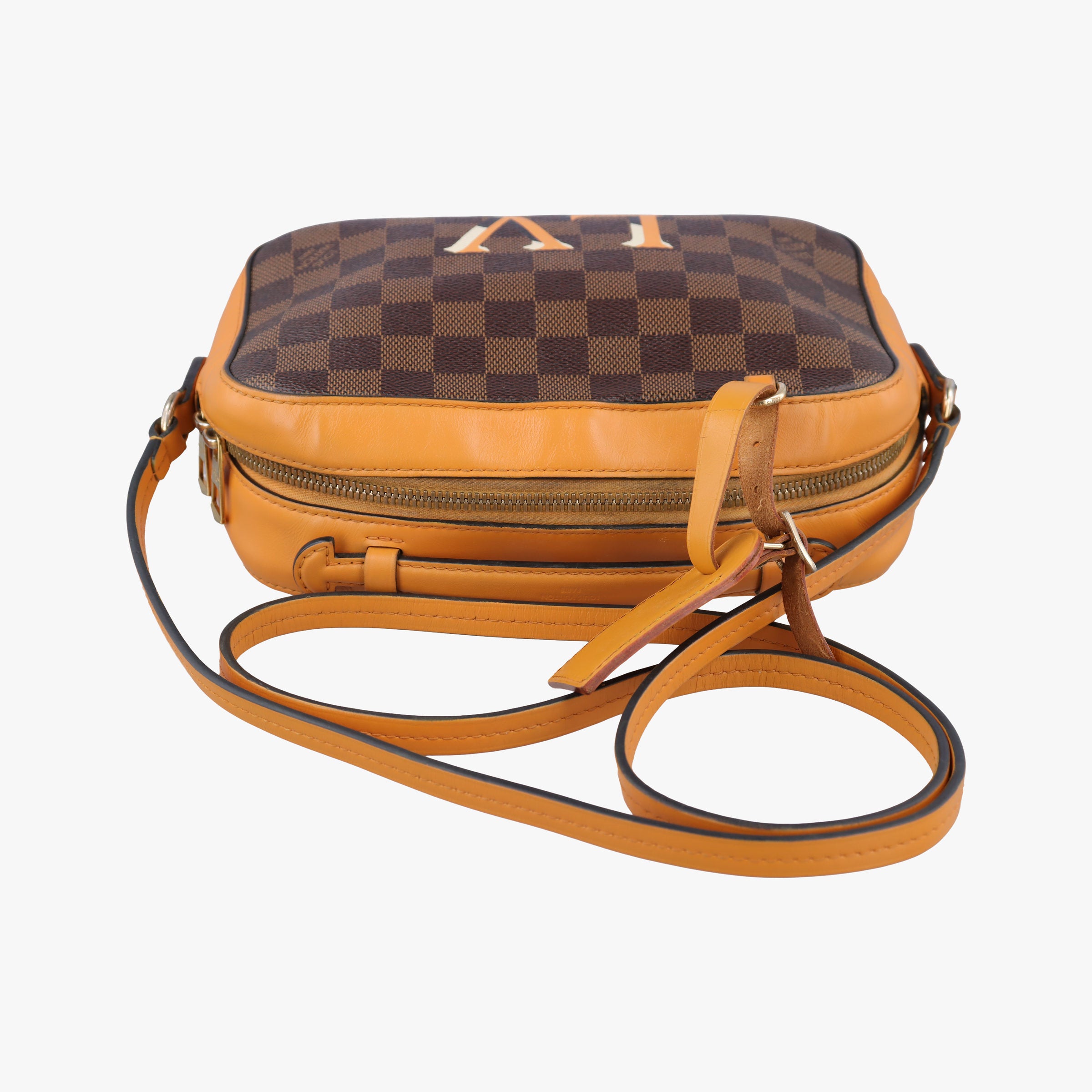 SANTA MONICA EBENE+SAFRAN Damier Canvas×calf leather N40178 CA1179サンタモニカ エベヌ + サフラン ダミエキャンバス×カーフレザー N40178 CA1179