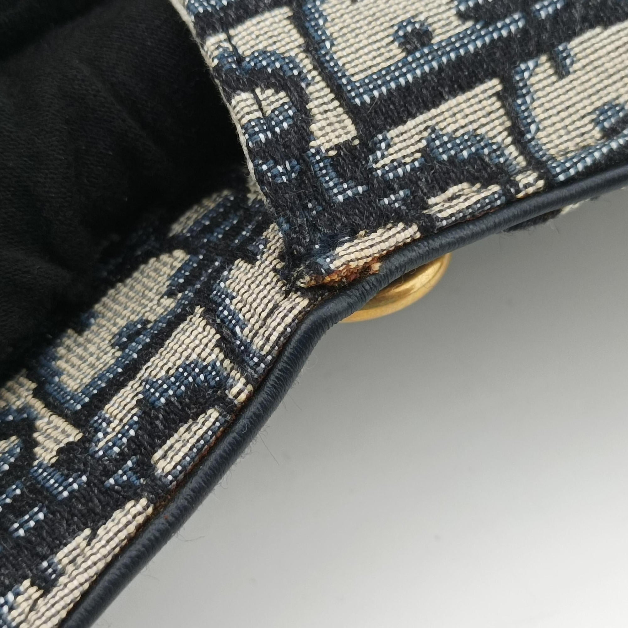 Saddlebags Gray×Navy Jacquard×Leather 50-MA-1109サドルバッグ グレー×ネイビー ジャガード×レザー 50-MA-1109