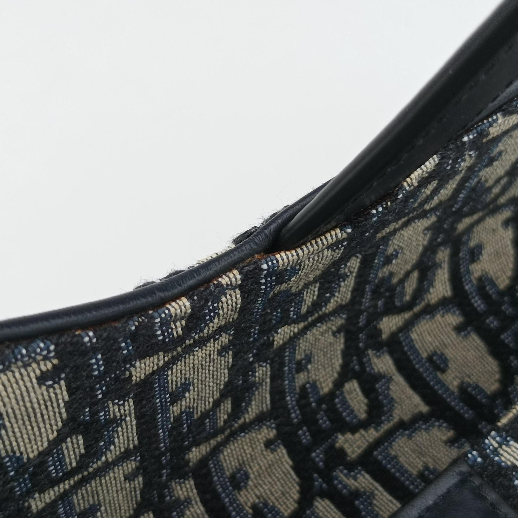 Saddlebags Gray×Navy Jacquard×Leather 50-MA-1109サドルバッグ グレー×ネイビー ジャガード×レザー 50-MA-1109