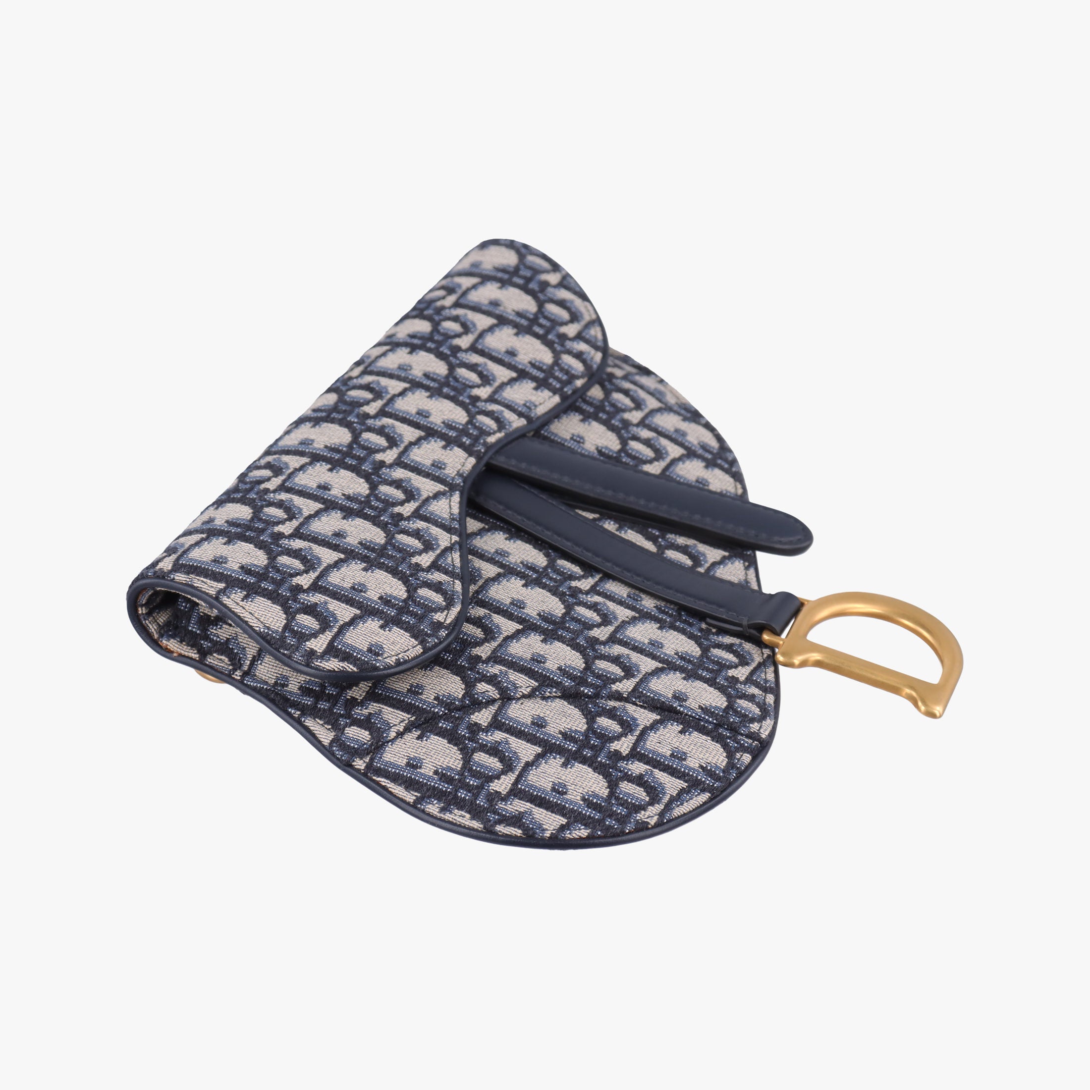 Saddlebags Gray×Navy Jacquard×Leather 50-MA-1109サドルバッグ グレー×ネイビー ジャガード×レザー 50-MA-1109
