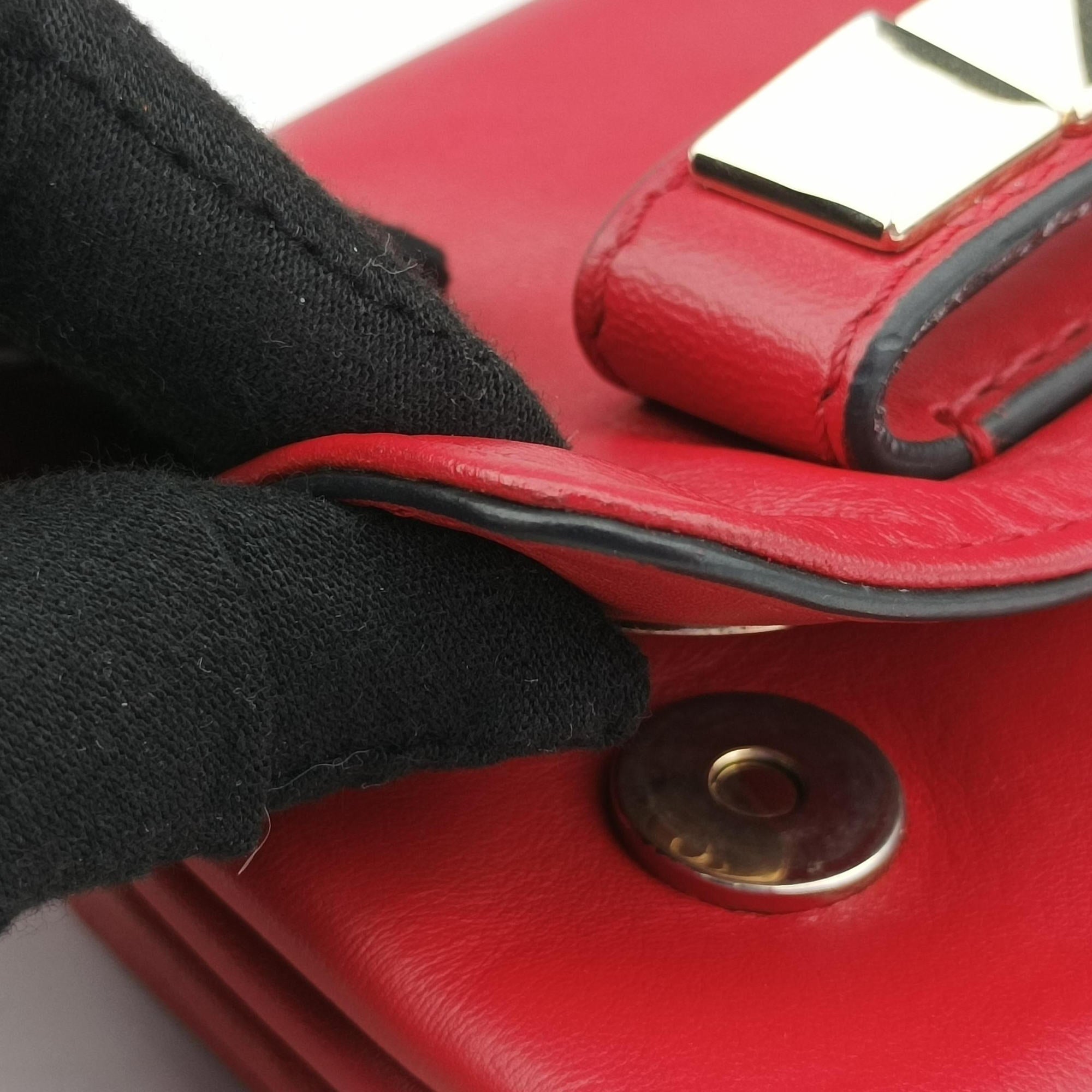 Rockstud VA VA VOOM Red Leather ロックスタッズ ヴァ ヴァ ヴーム レッド レザー