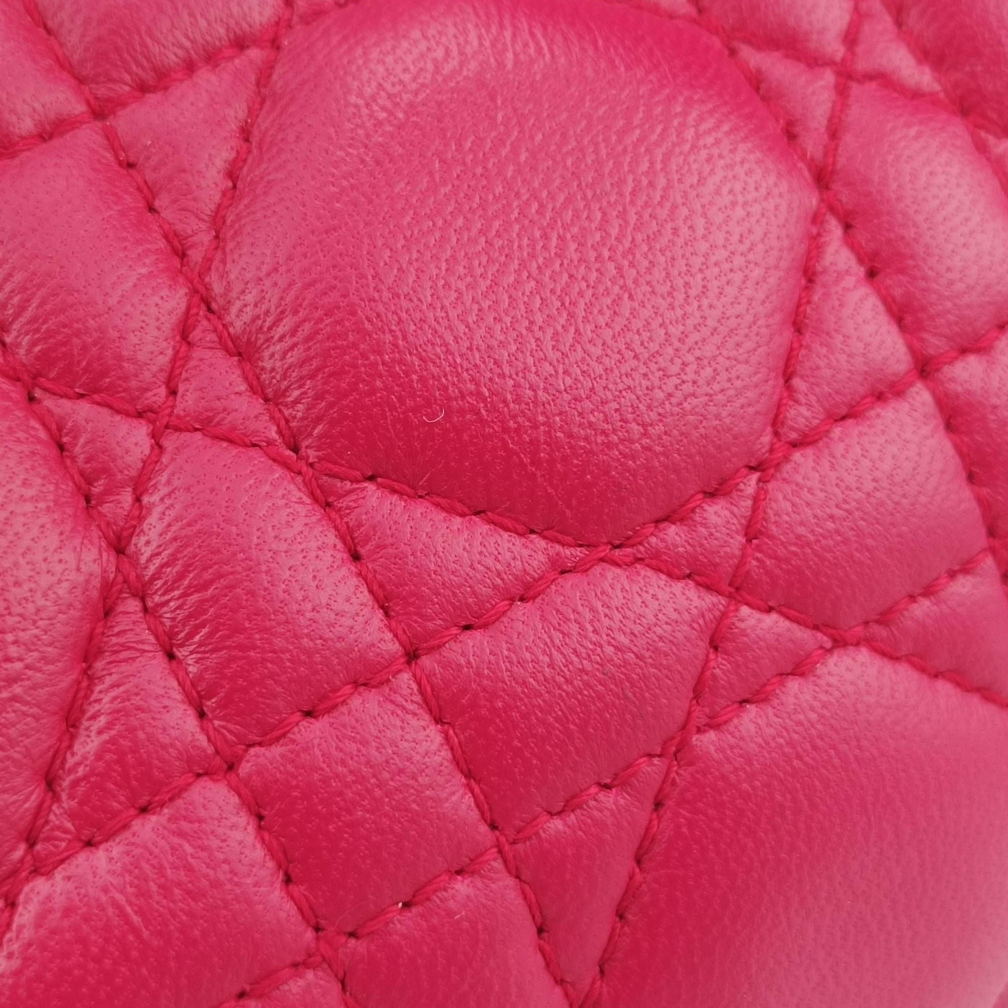 Lady Dior Rose lambskin 01-BN-0191レディディオール ローズ レッド ラムスキン 01-BN-0191