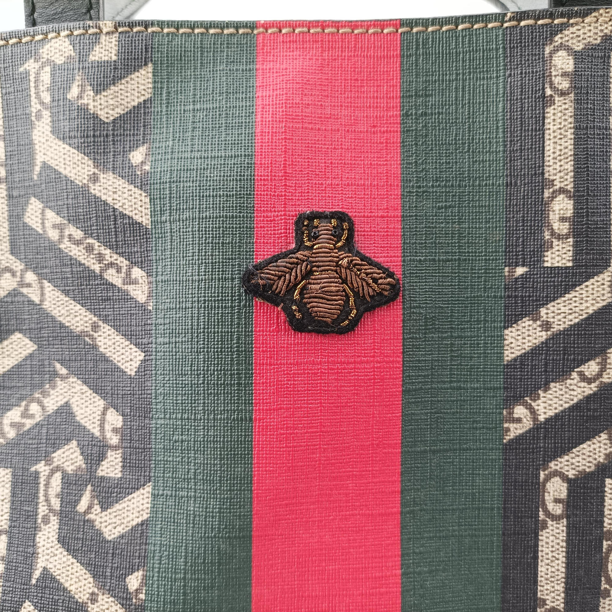 GG Supreme Bee Multicolour PVC coated canvas 450950 C022233092GGスプリーム キングスネーク マルチカラー PVCコーティングキャンバス 450950 C022233092