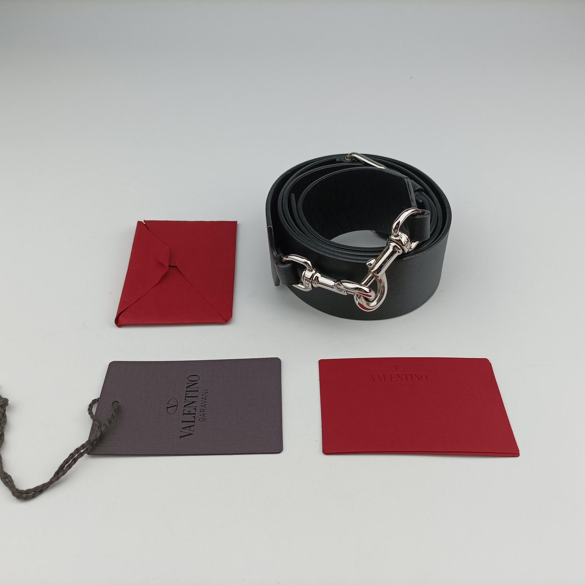 VLogo Black Nylon × Calfskin Leather Vロゴ ブラック ナイロン × カーフレザー