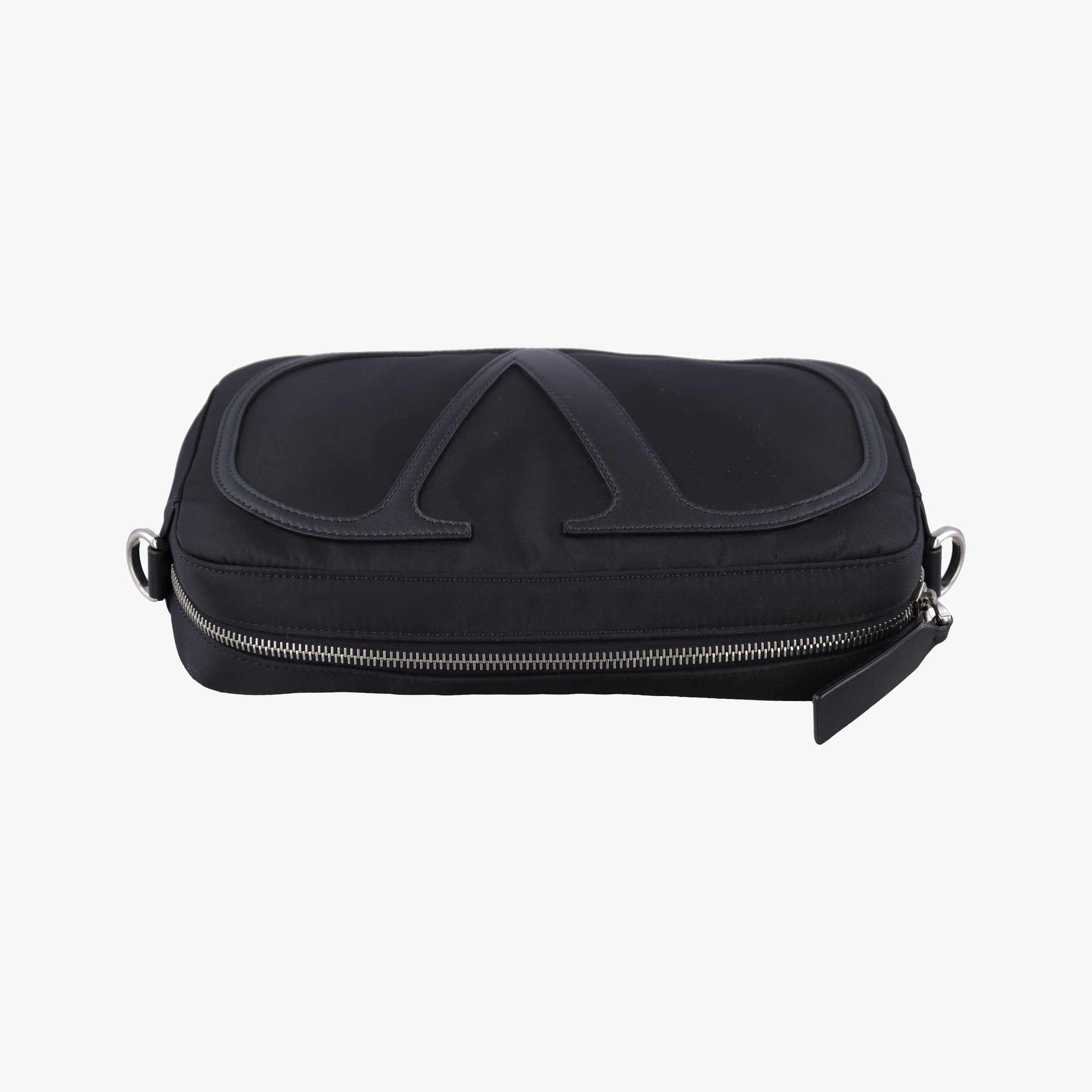 VLogo Black Nylon × Calfskin Leather Vロゴ ブラック ナイロン × カーフレザー