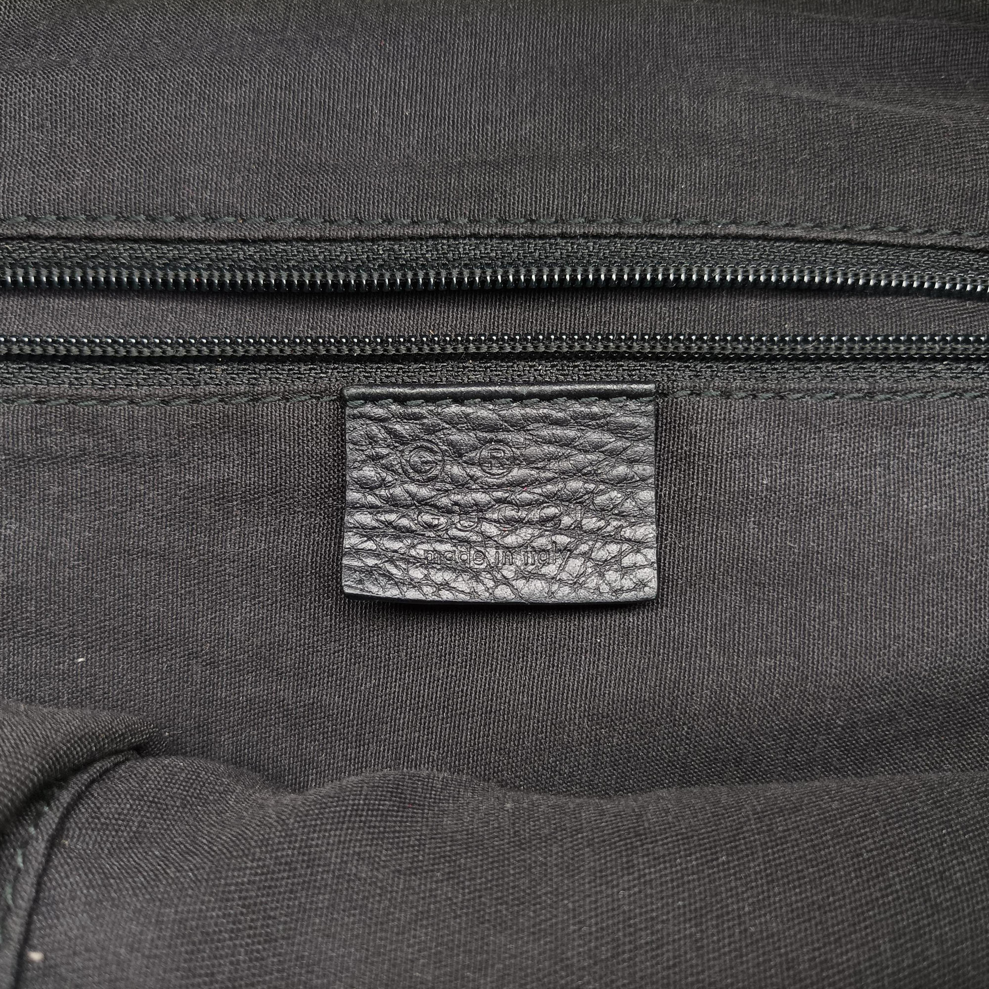 Abbey Hobo Black canvas 293581 Lot number unknownアビー ホーボー ブラック キャンバス 293581 製番不明