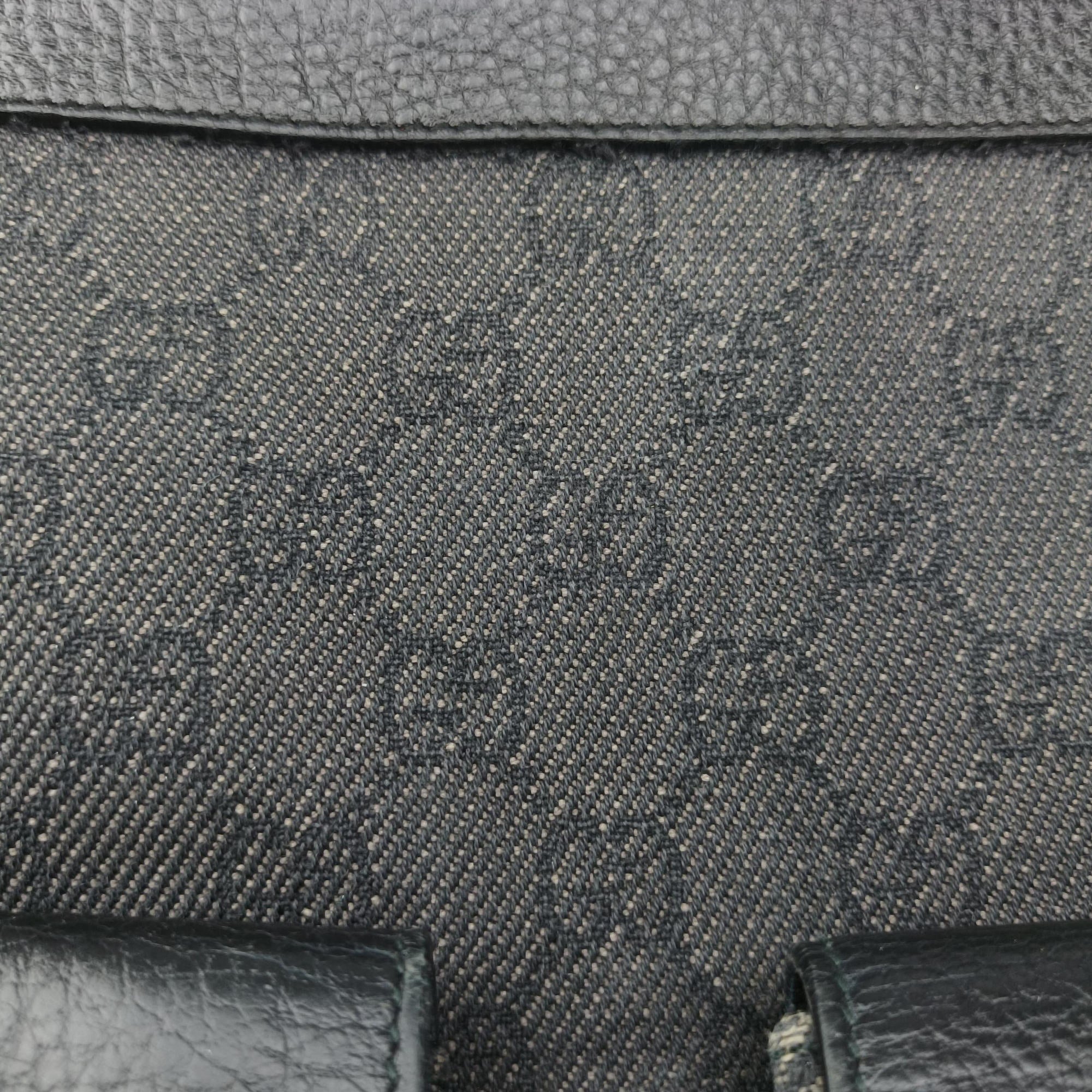 Abbey Hobo Black canvas 293581 Lot number unknownアビー ホーボー ブラック キャンバス 293581 製番不明