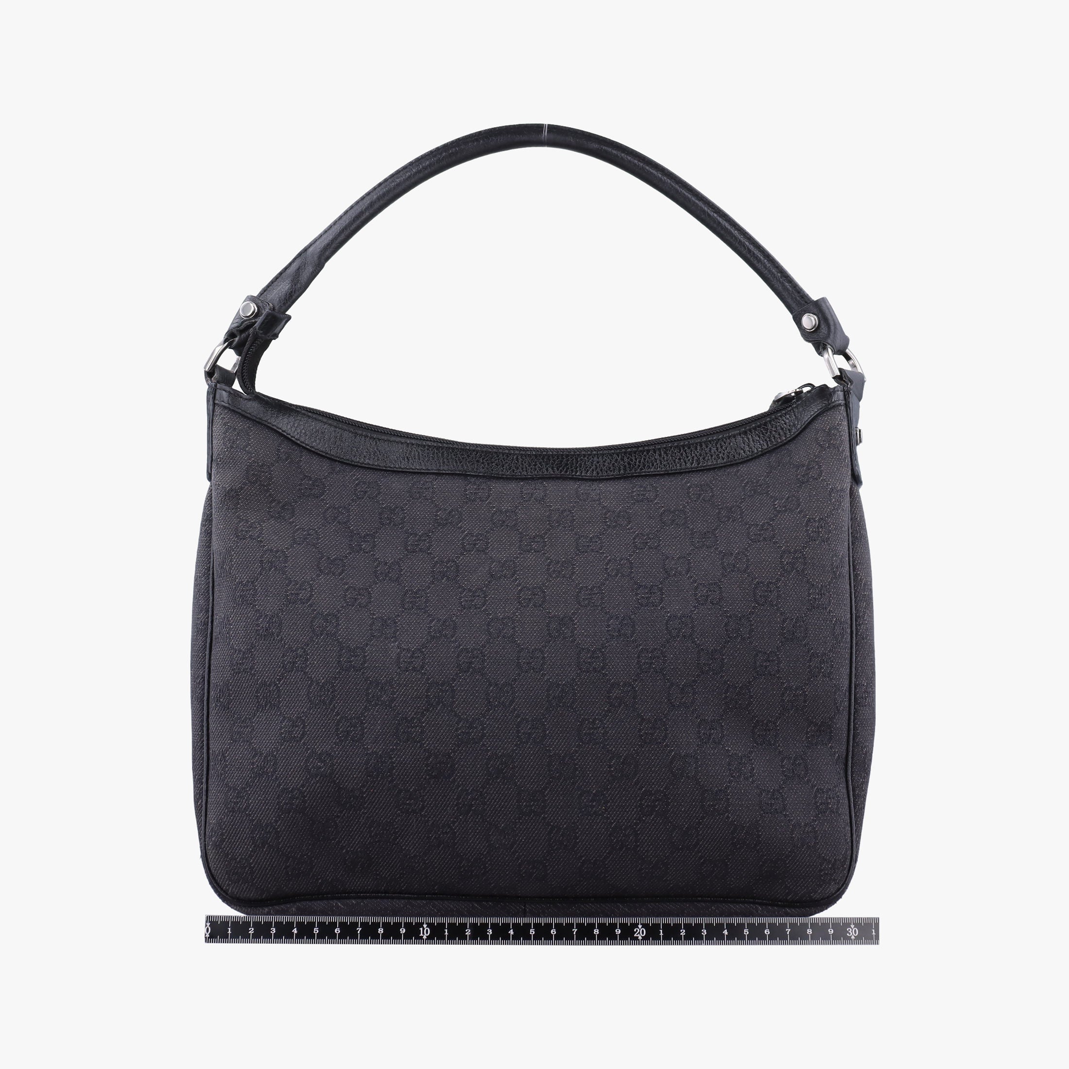 Abbey Hobo Black canvas 293581 Lot number unknownアビー ホーボー ブラック キャンバス 293581 製番不明