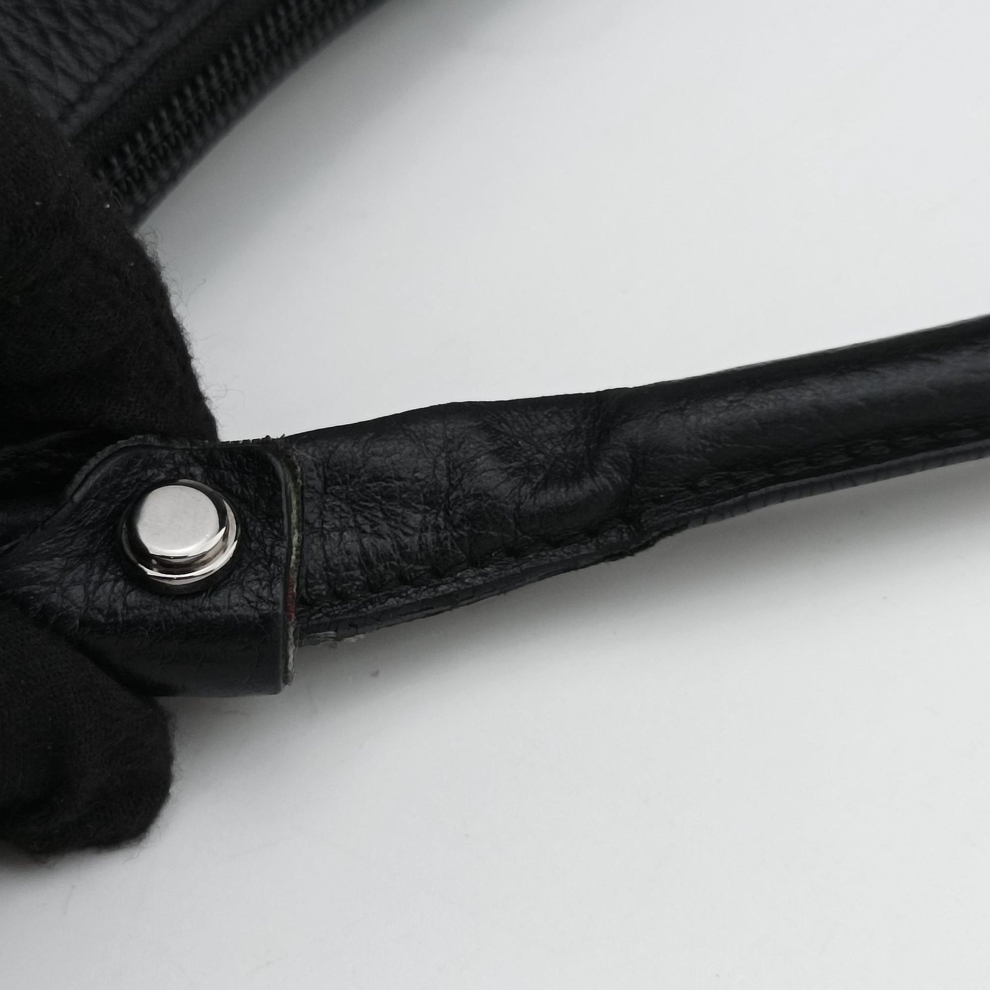 Abbey Hobo Black canvas 293581 Lot number unknownアビー ホーボー ブラック キャンバス 293581 製番不明