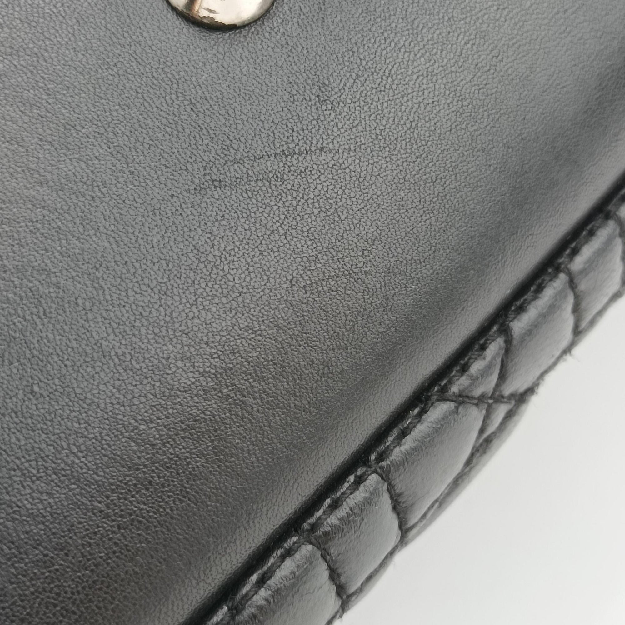 Cannage Dior Soft Shopping Black lambskin 236-BM-0078ディオールソフト ブラック ラムスキン 236-BM-0078