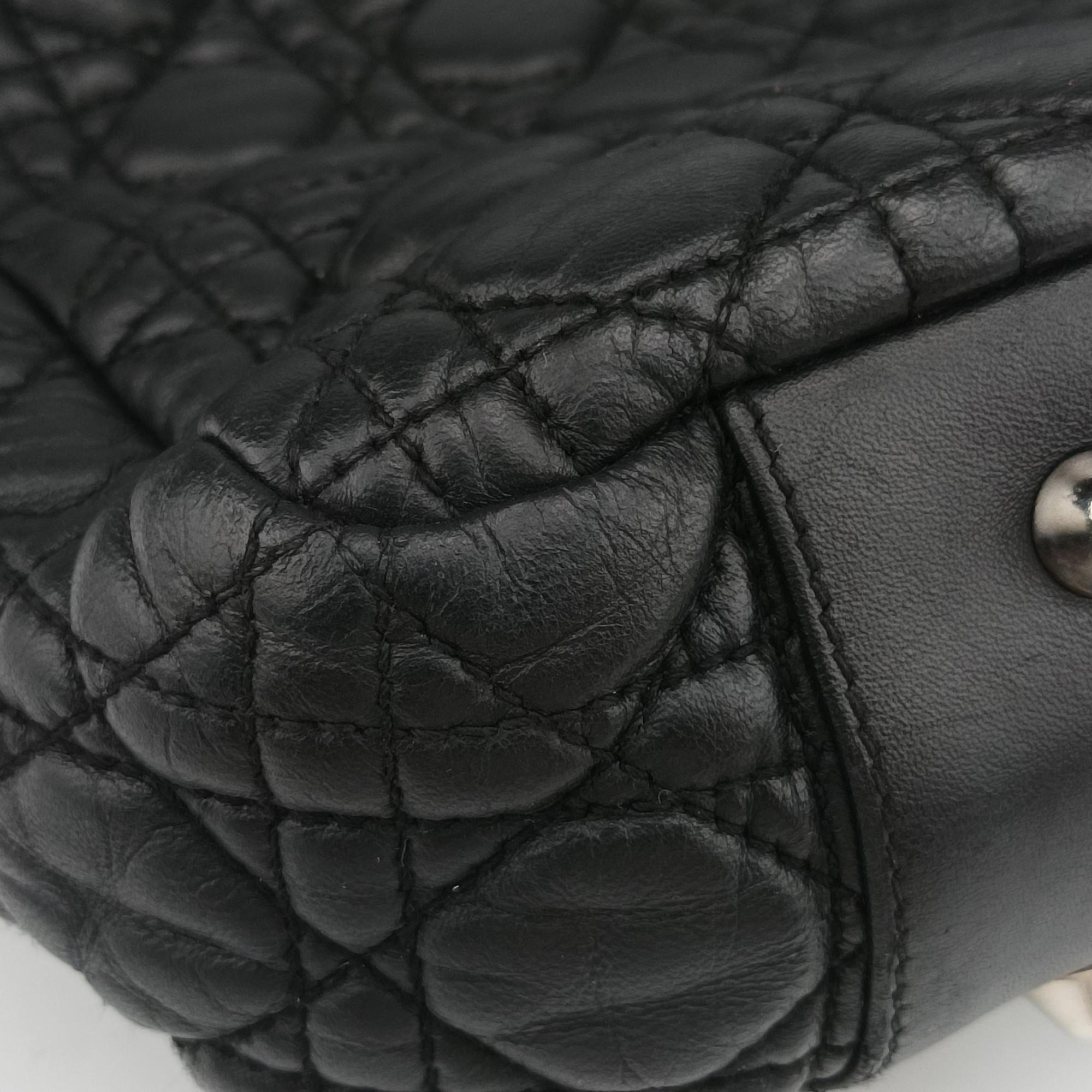 Cannage Dior Soft Shopping Black lambskin 236-BM-0078ディオールソフト ブラック ラムスキン 236-BM-0078