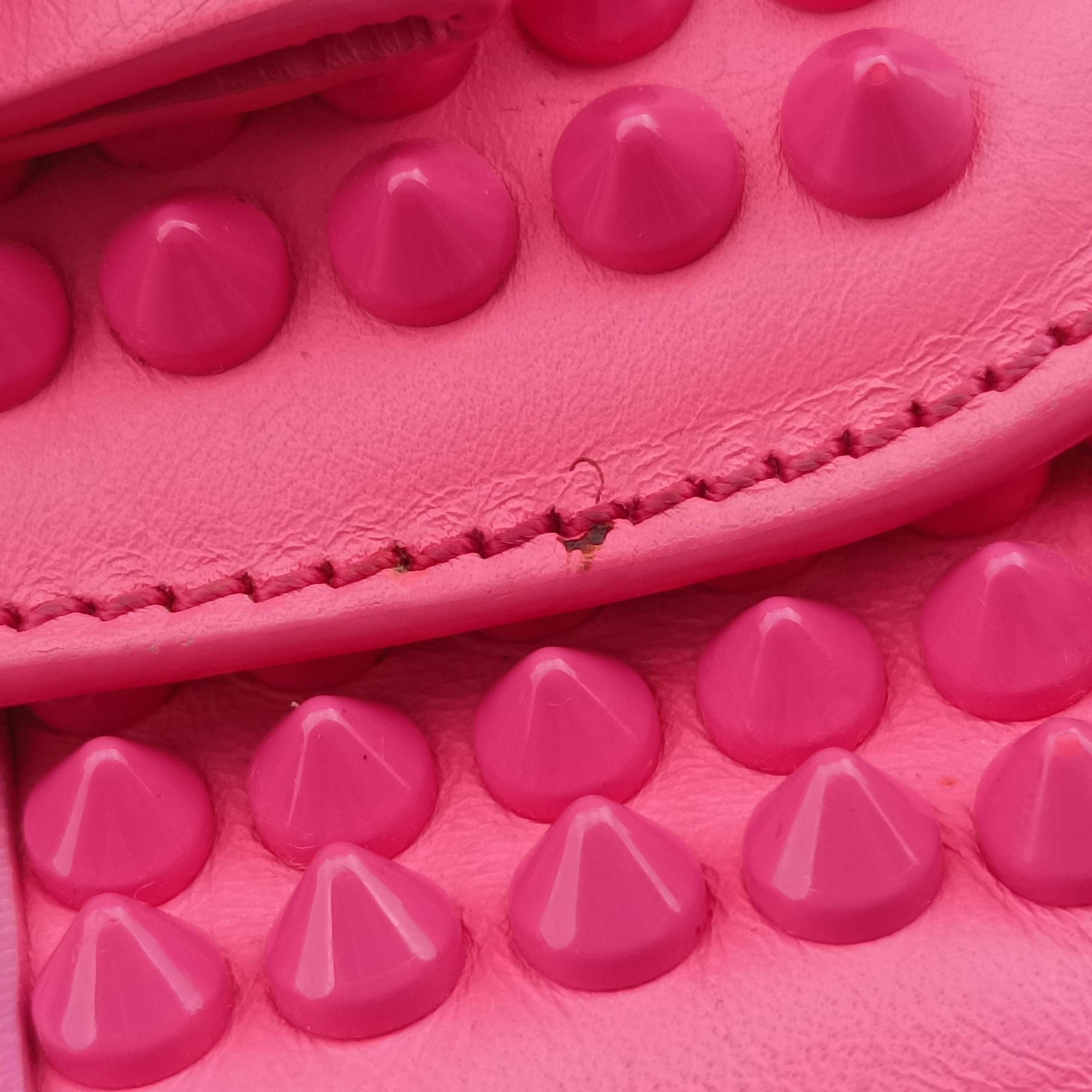 Sweet Charity Scarabe Spike Pink Leather スイート チャリティー スカラベ スパイク ピンク レザー