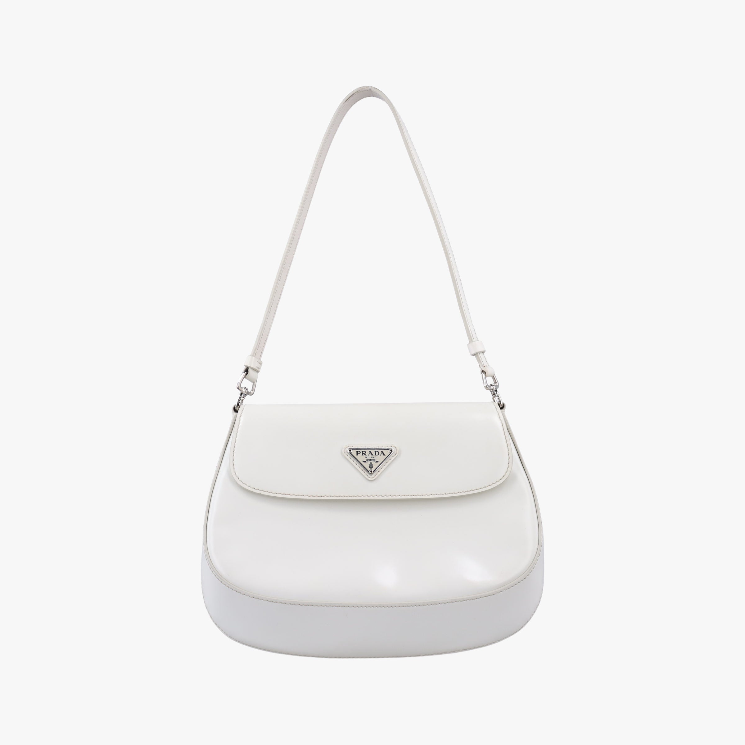 Cleo Flap White Leather 7/Dクレオフラップ ホワイト レザー 7/D