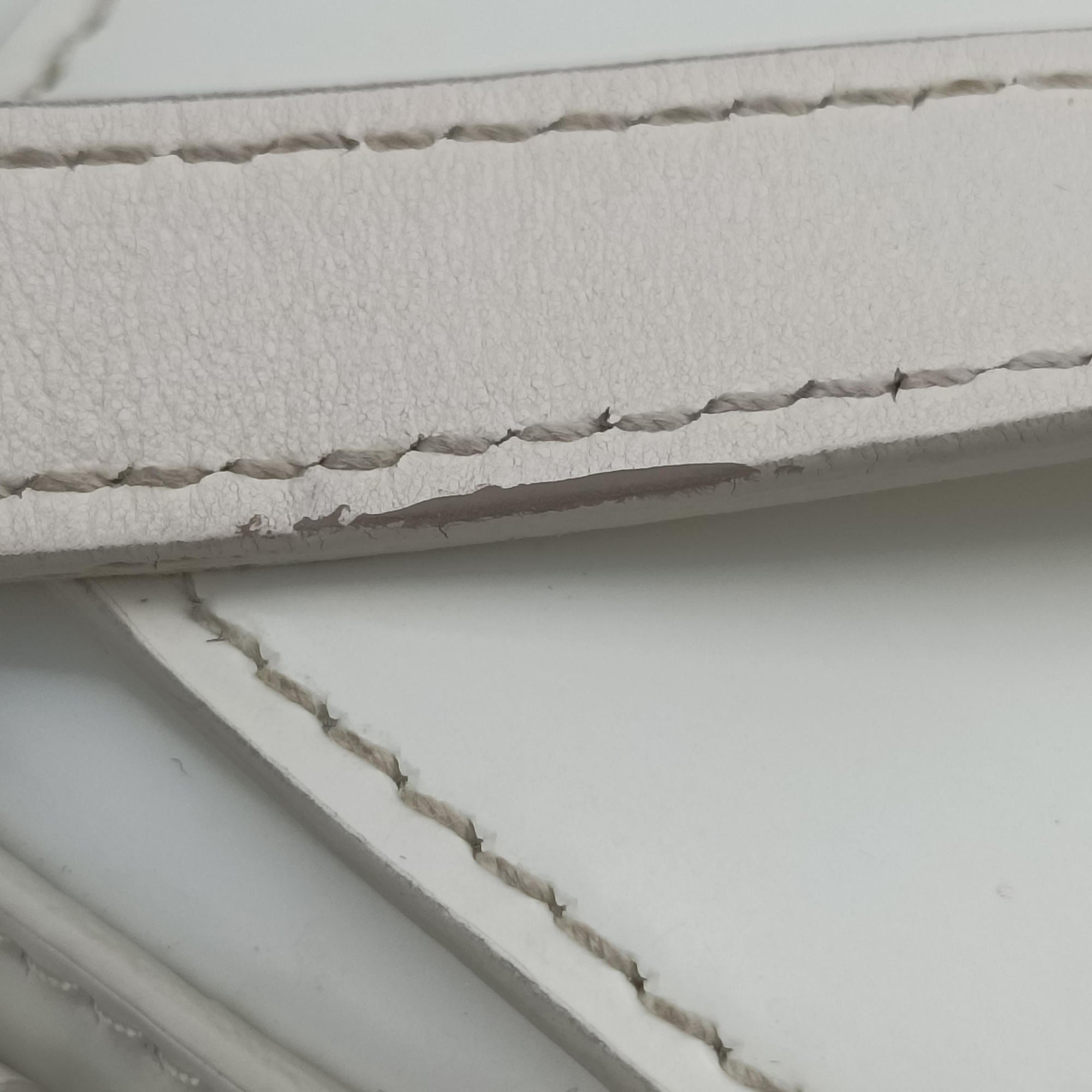 Cleo Flap White Leather 7/Dクレオフラップ ホワイト レザー 7/D