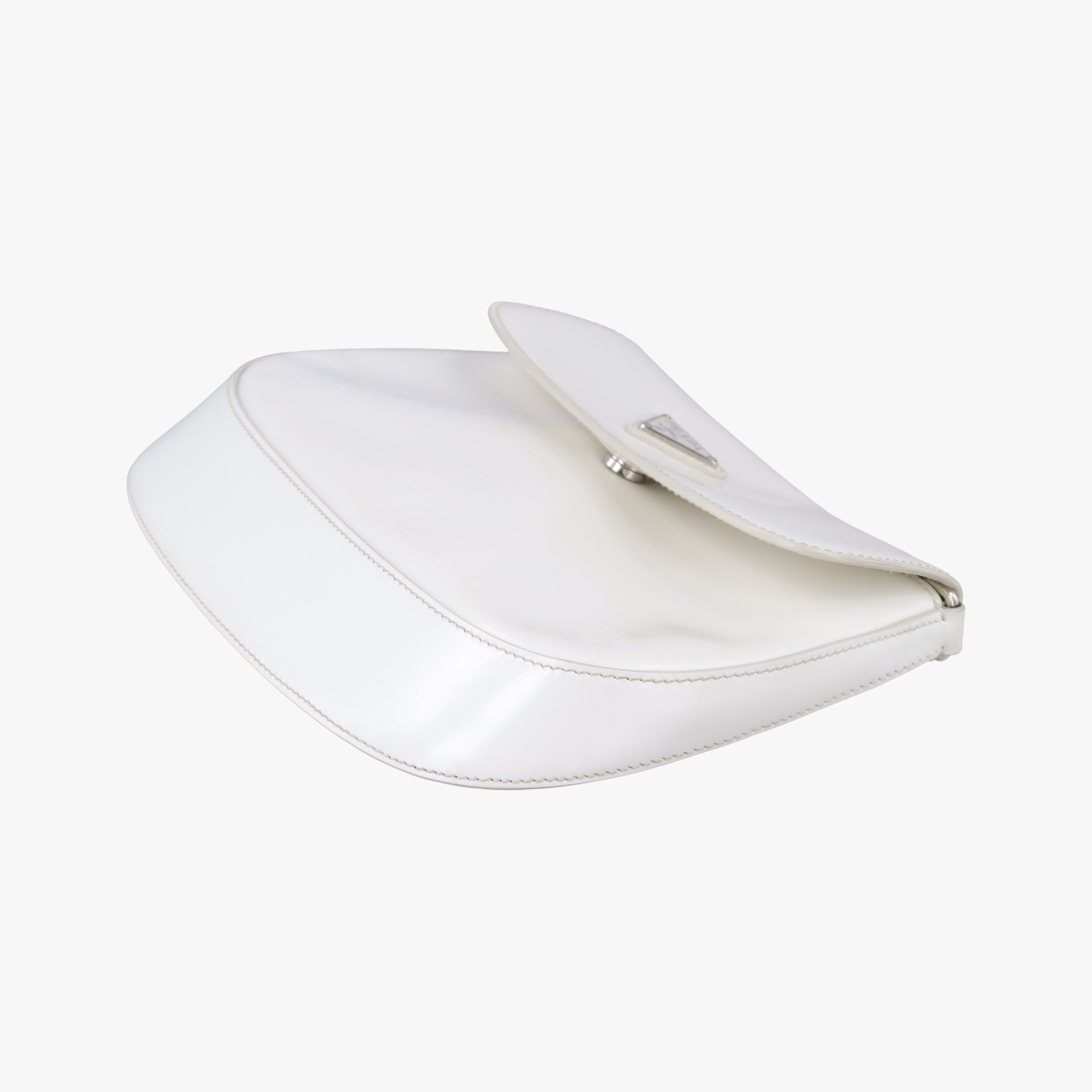 Cleo Flap White Leather 7/Dクレオフラップ ホワイト レザー 7/D