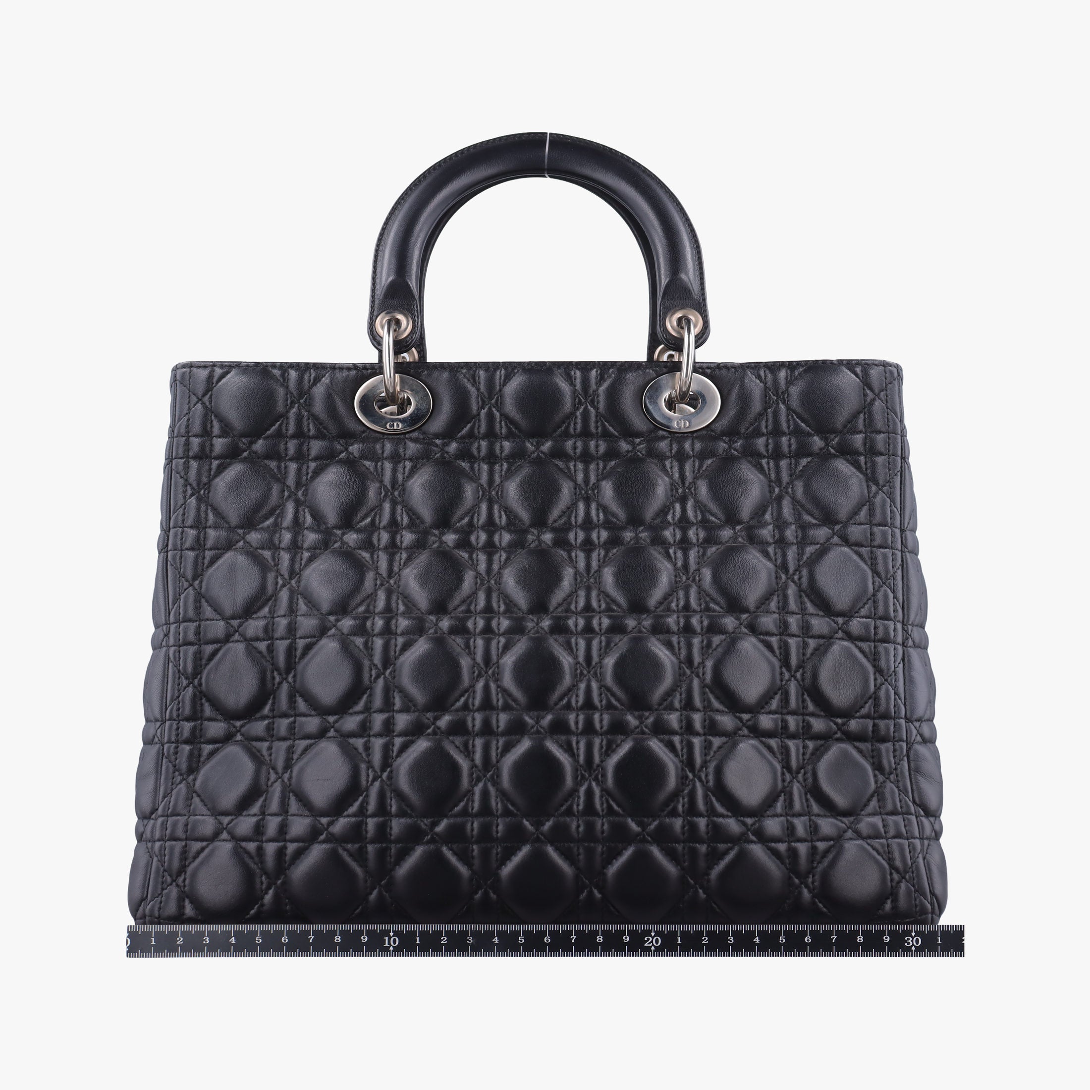Lady Dior Black lambskin 08-MA-0132レディディオール ブラック ラムスキン 08-MA-0132