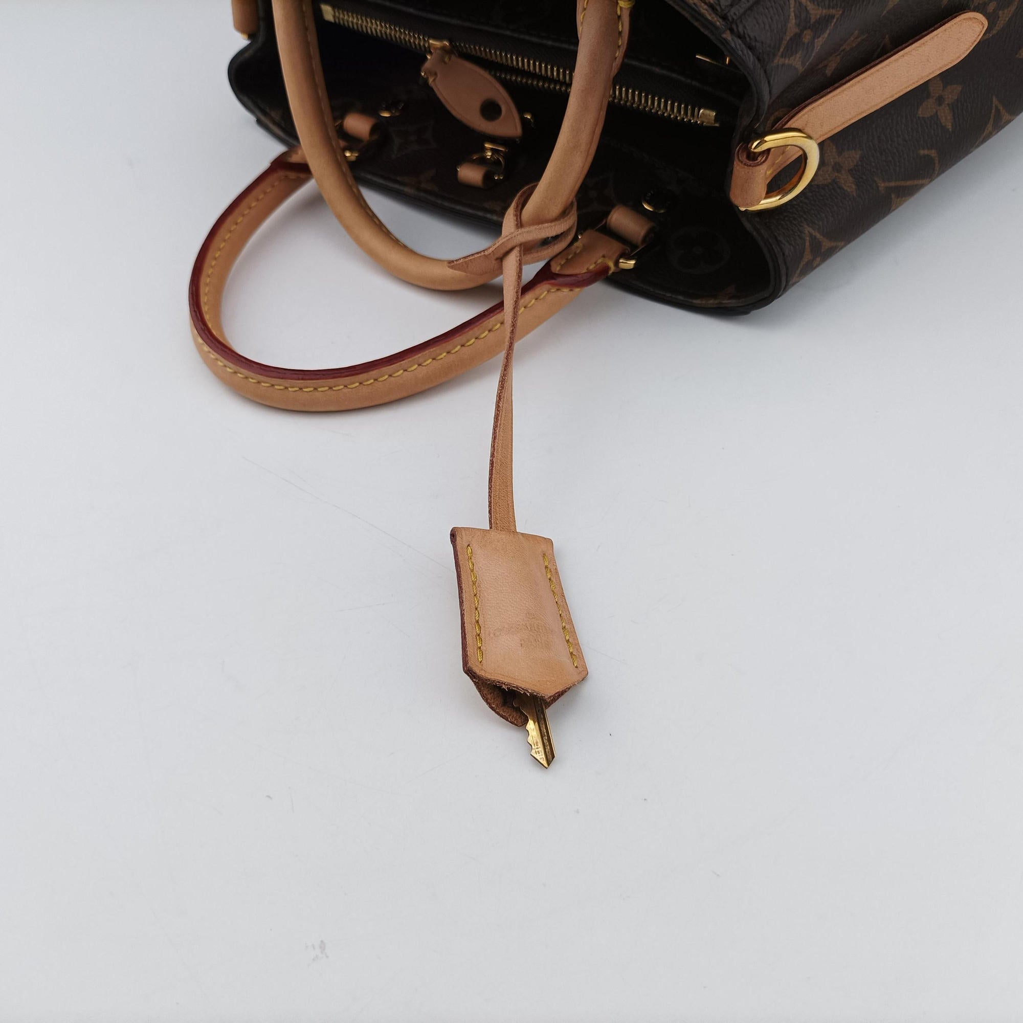 MONTAIGNE MM Brown Monogram Canvas M41056 IC ChipモンテーニュMM モノグラム/ブラウン モノグラムキャンバス M41056 ICチップ
