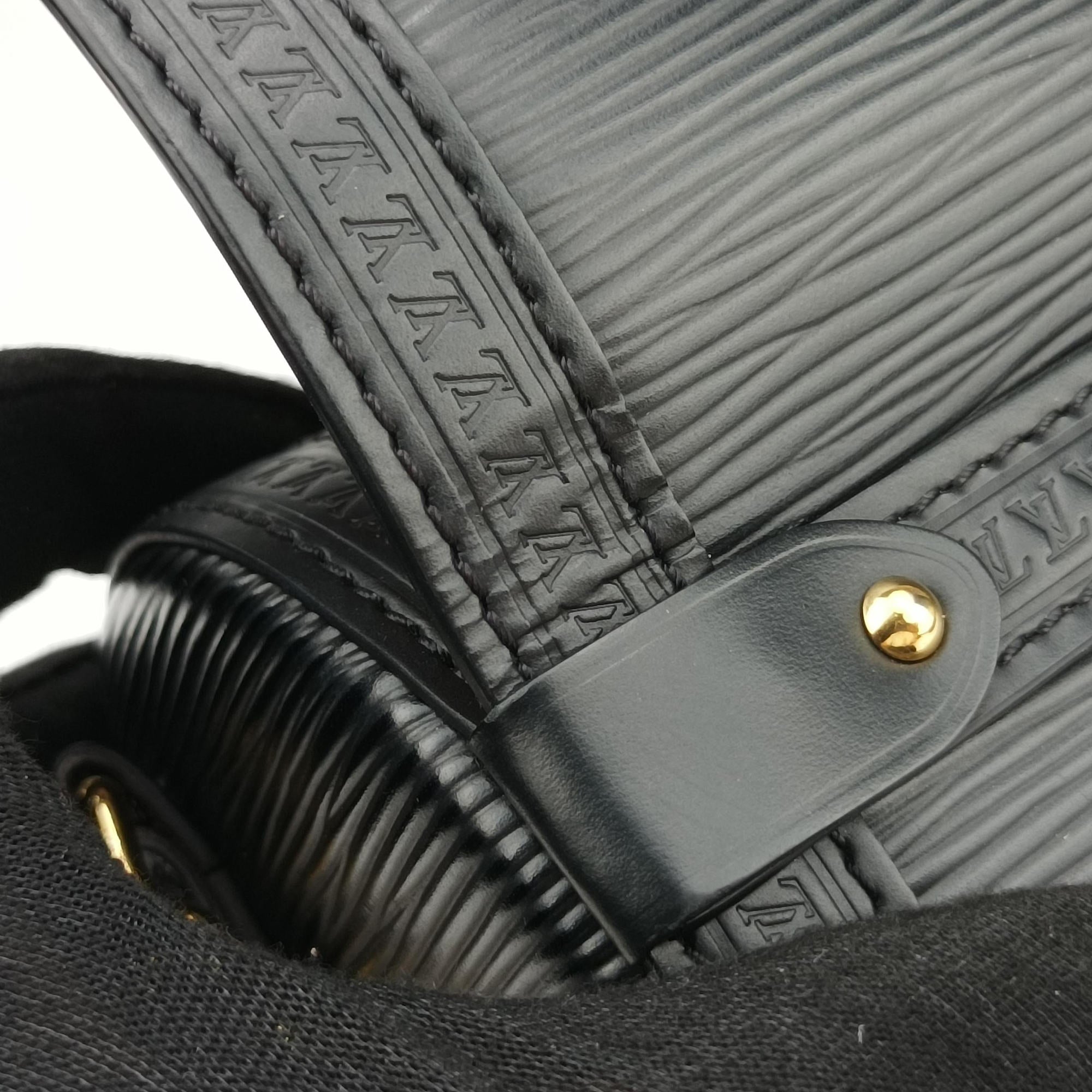 Papillon Trunk Noir Epi M58655 IC Chipパピヨン トランク ノワール エピ M58655 ICチップ