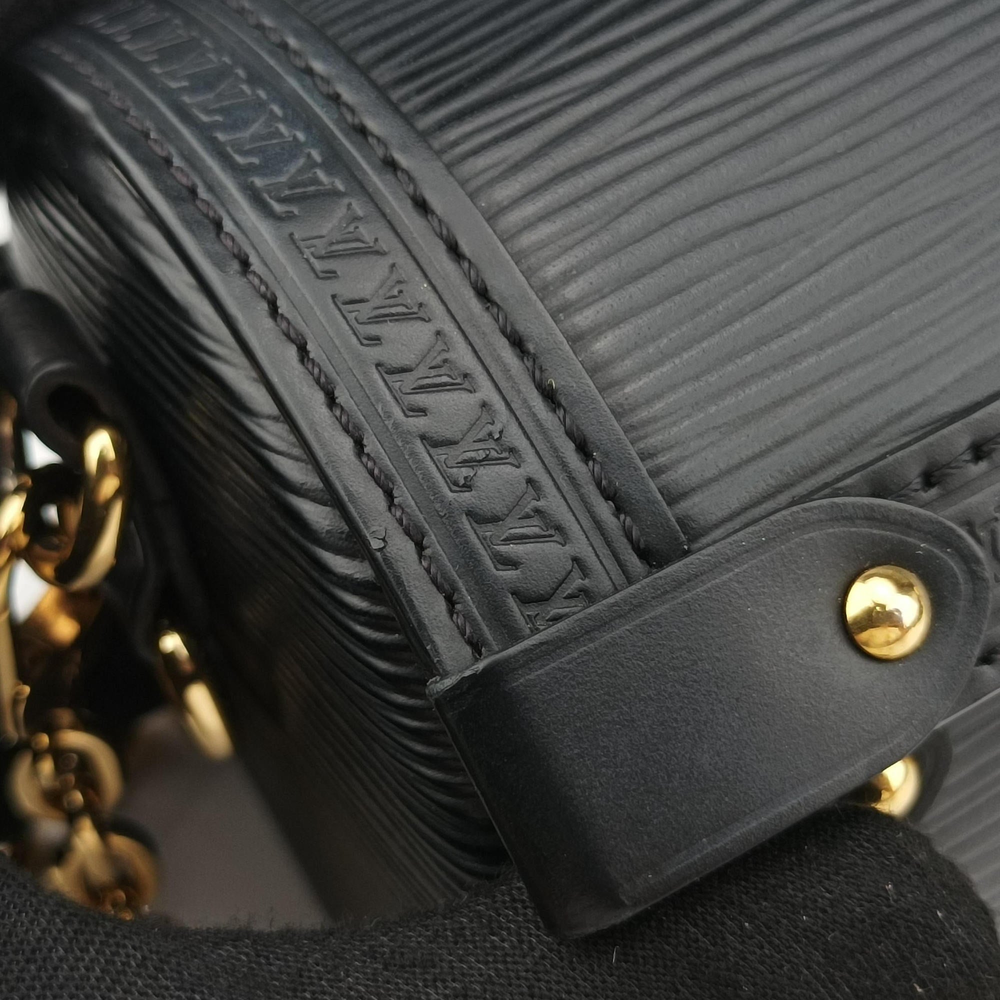 Papillon Trunk Noir Epi M58655 IC Chipパピヨン トランク ノワール エピ M58655 ICチップ