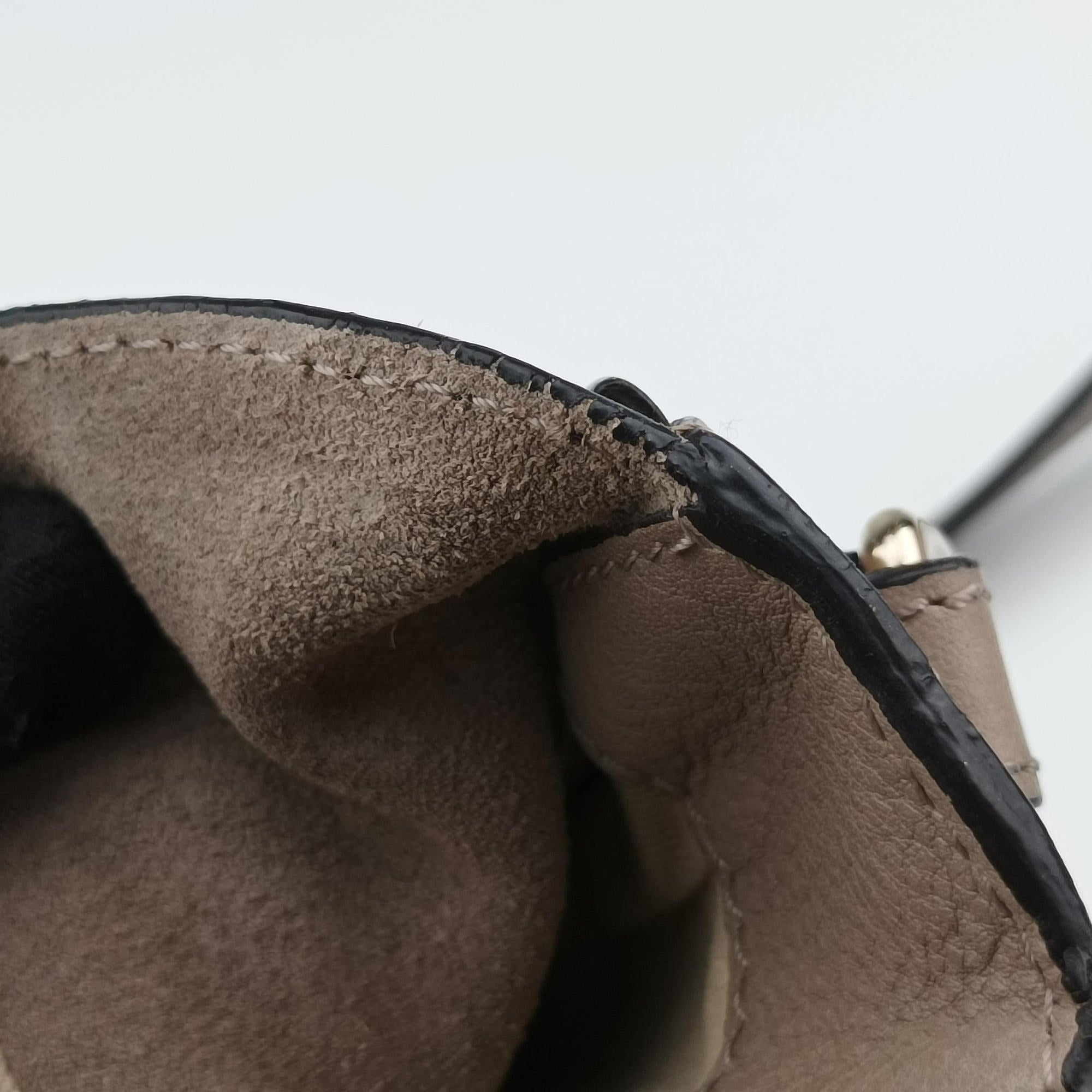 FAYE mini Grey Suede × leather 04175765-5フェイ ミニ グレー スエード×レザー 04175765-5
