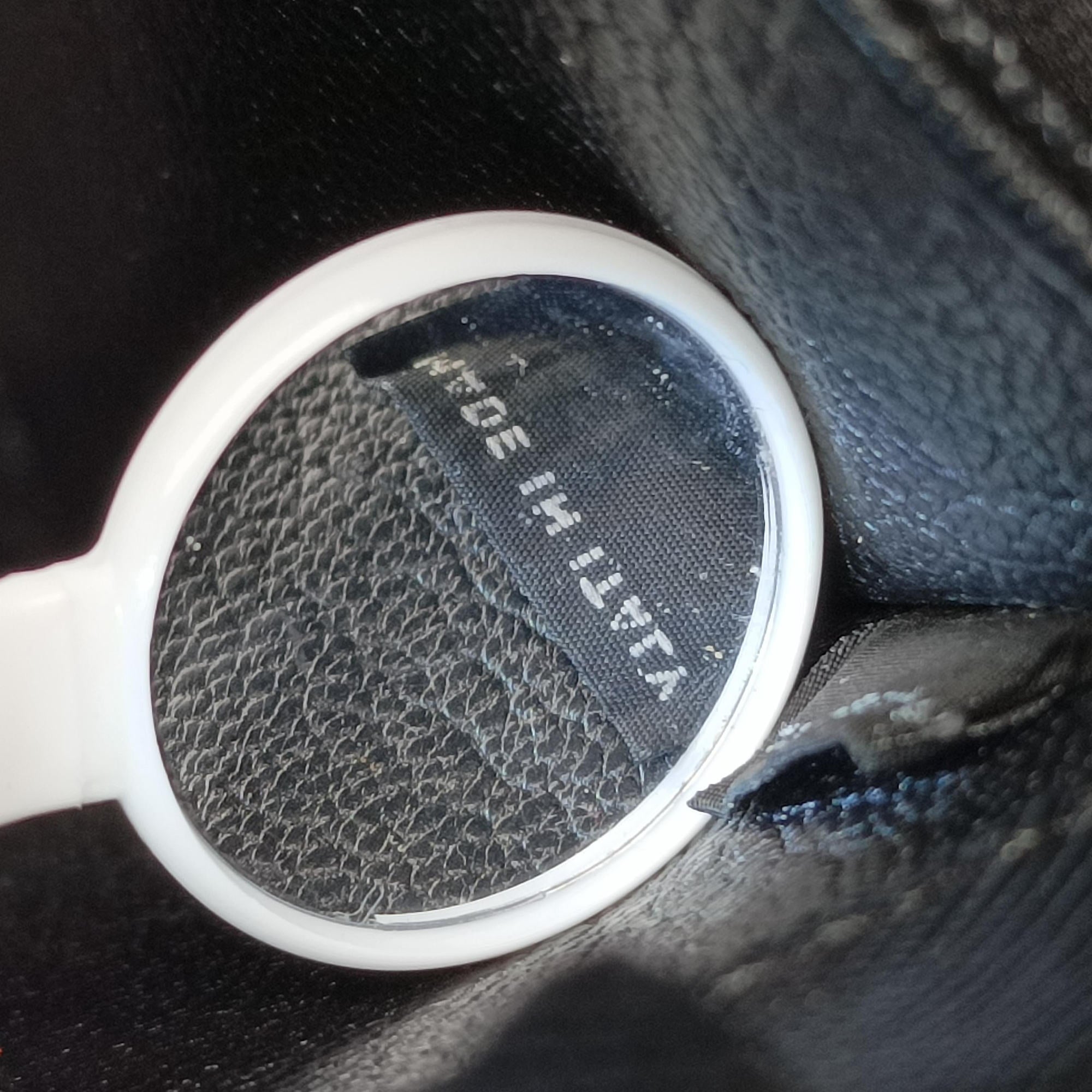 Triangle Logo Plate Black Saffiano Leather 31/X 173三角 ロゴ プレート ブラック サフィアーノレザー 31/X 173