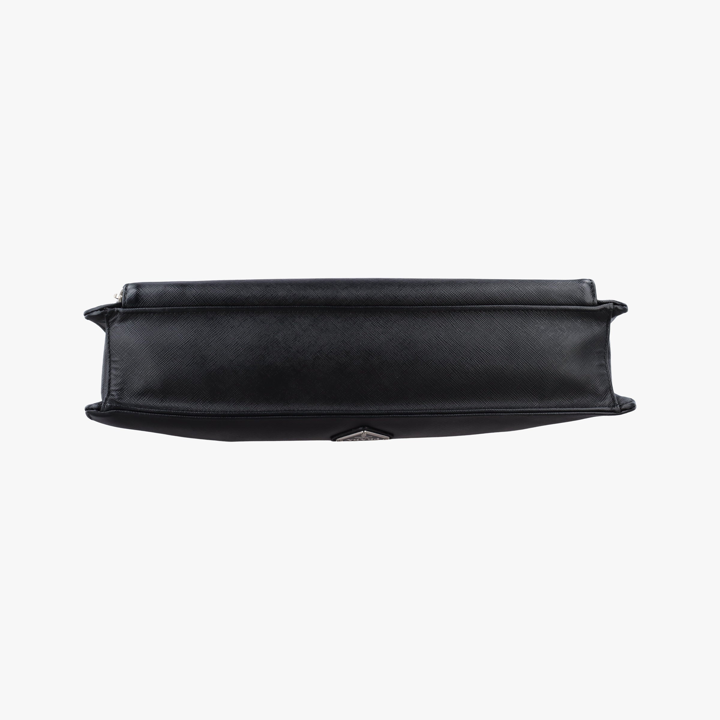 Triangle Logo Plate Black Saffiano Leather 31/X 173三角 ロゴ プレート ブラック サフィアーノレザー 31/X 173