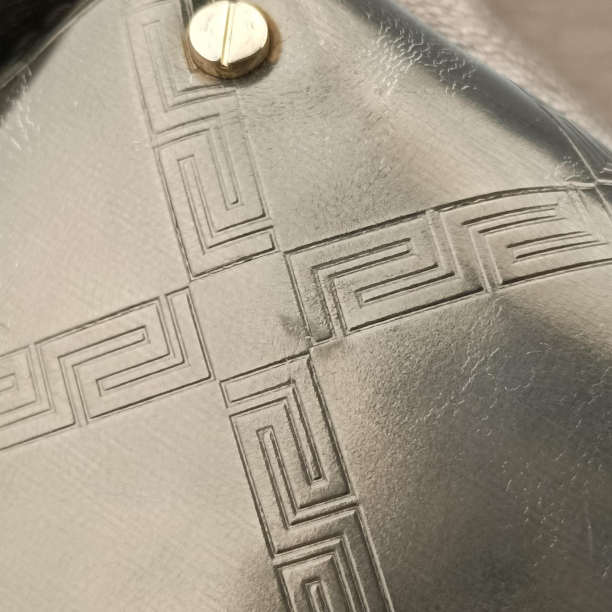 Metallic Hobo Gold Patent×Leather メタリック ホーボー ゴールド パテントxレザー