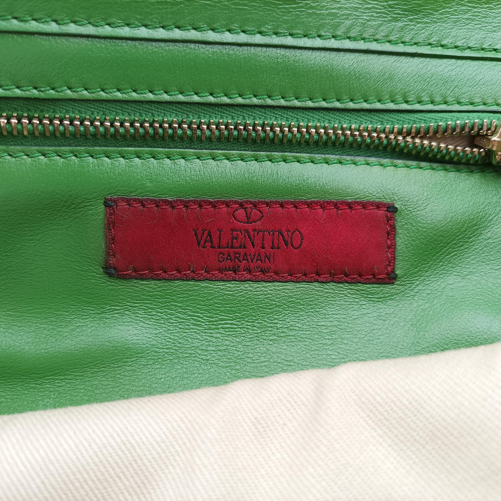Rockstud Red×Green×Pink Leather Lot number unknownロックスタッズ レッド×グリーン×ピンク レザー 製番不明