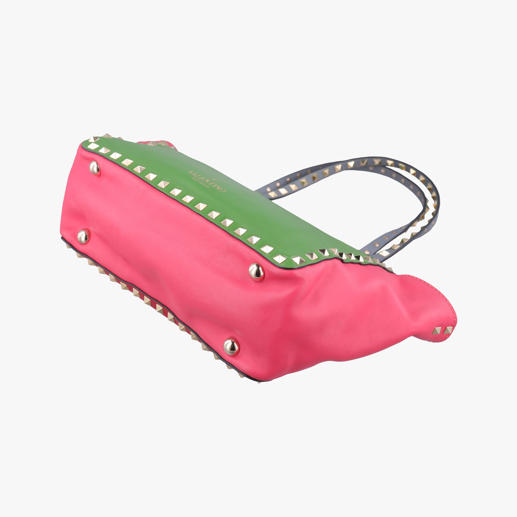 Rockstud Red×Green×Pink Leather Lot number unknownロックスタッズ レッド×グリーン×ピンク レザー 製番不明