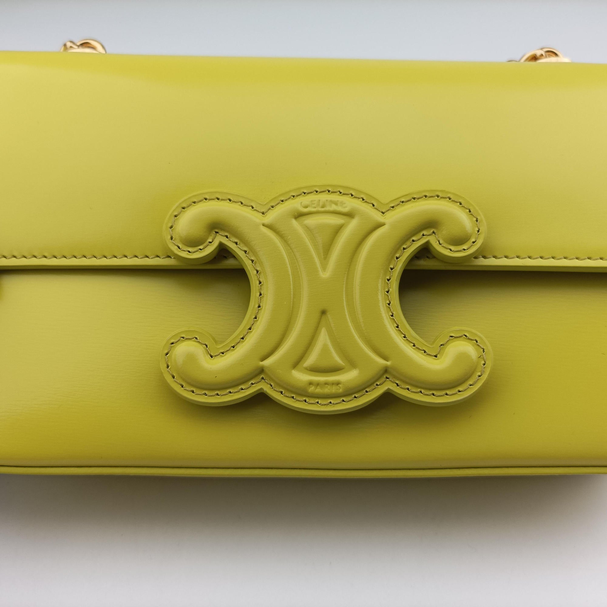 Triomphe Chain Yellow Leather U-LM-0252トリオンフチェーン イエロー レザー U-LM-0252