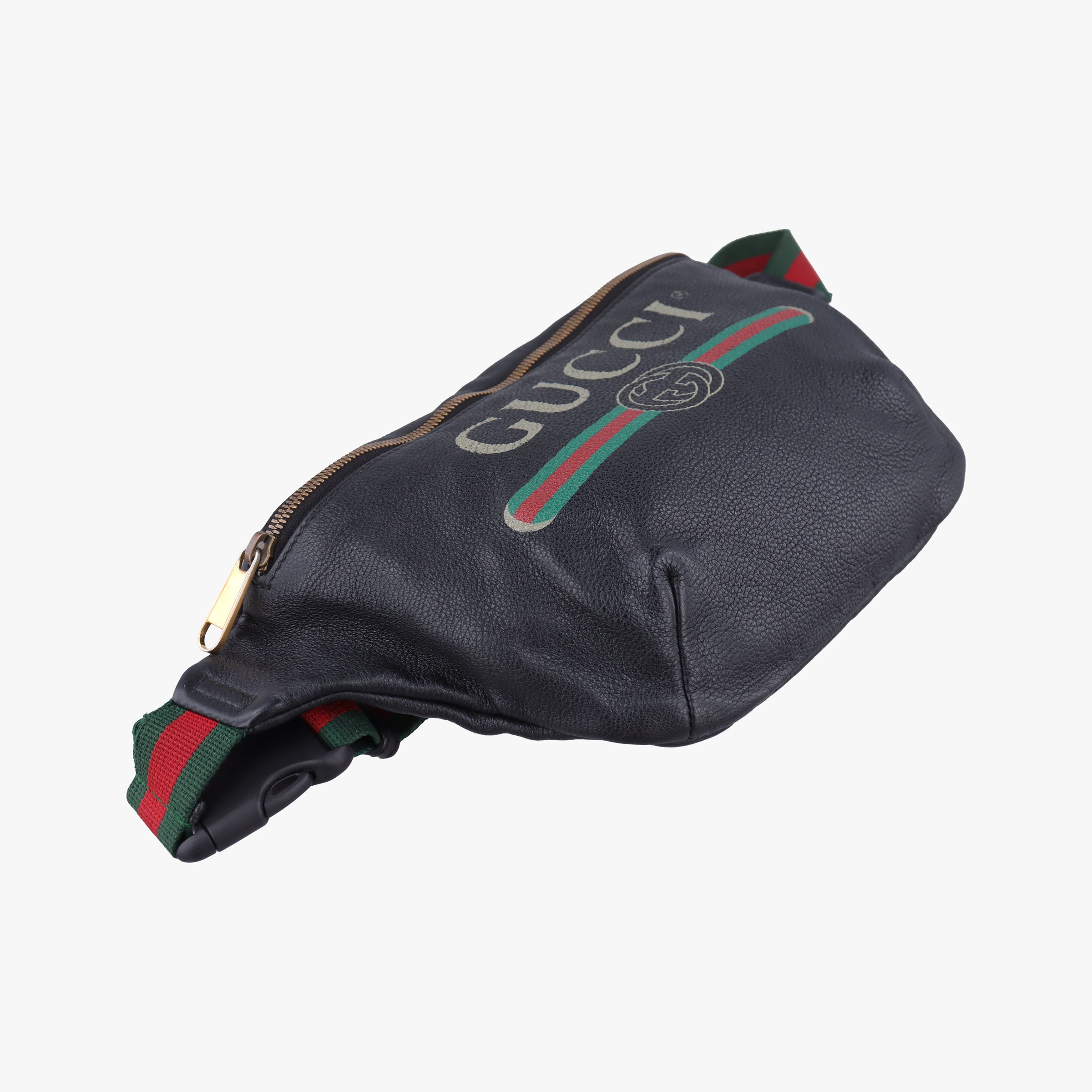 Print Black Leather 530412 D025598413グッチプリント ブラック レザー 530412 D025598413