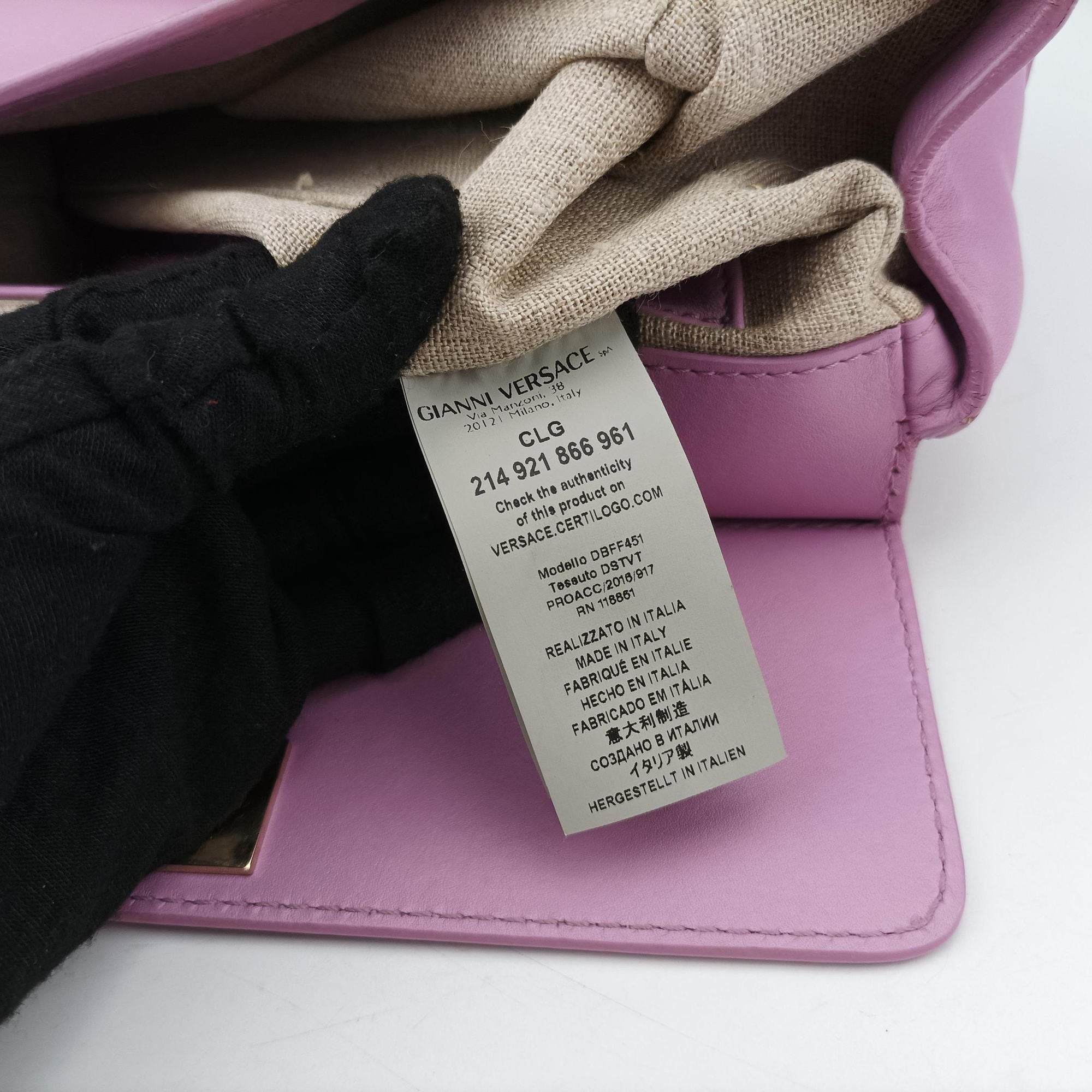Palazzo Empire Medusa Pink Leather CLG 214921866961パラッツォエンパイア メドゥーサ ピンク レザー CLG 214921866961