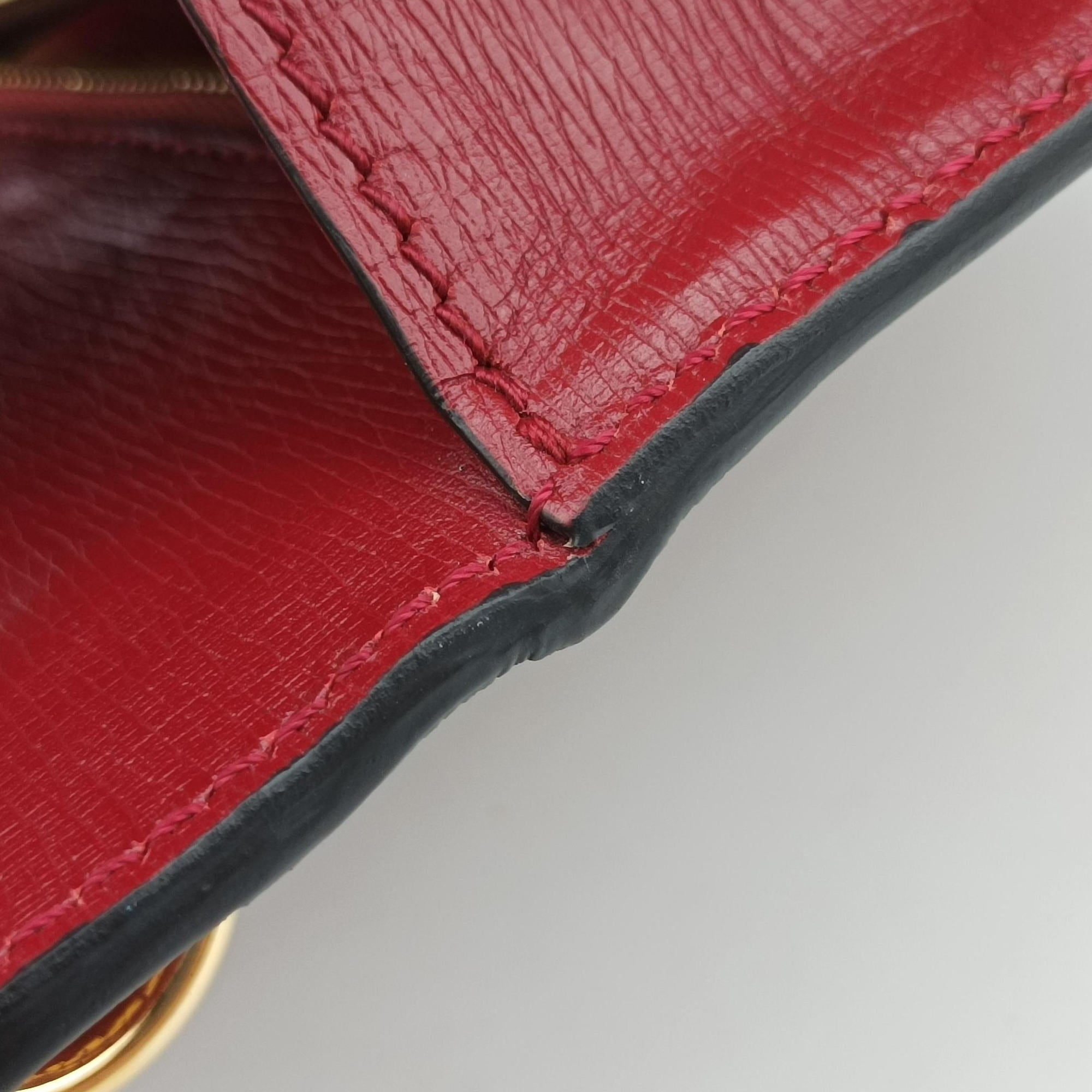 Sylvie red×Multicolour Leather 524405 E032208116シルヴィ レッド×マルチカラー レザー 524405 E032208116