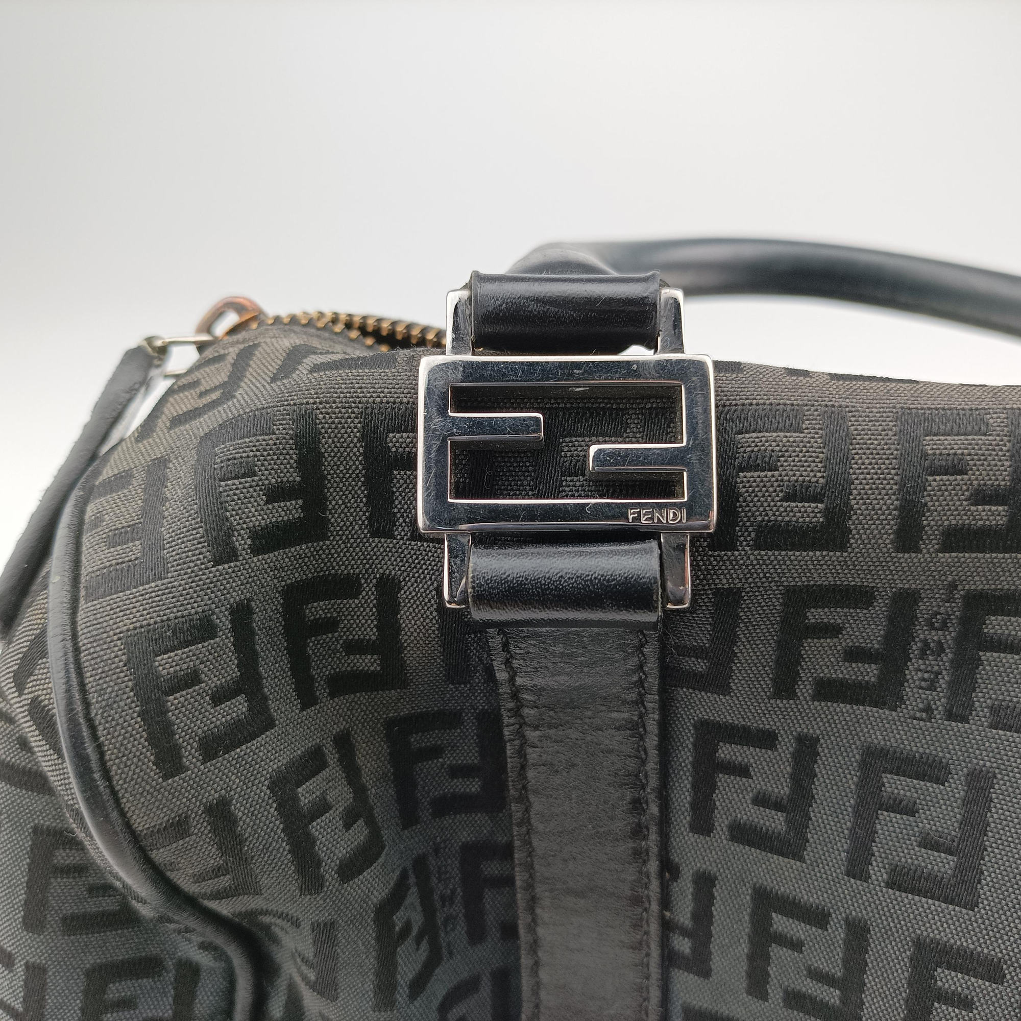 Zucchino Forever Bauletto Black canvas x Leather 8BL068 8BL068/JQ5 119/2305ズッキーニフォーエバーバウレット ブラック キャンバスxレザー 8BL068 8BL068/JQ5 119/2305