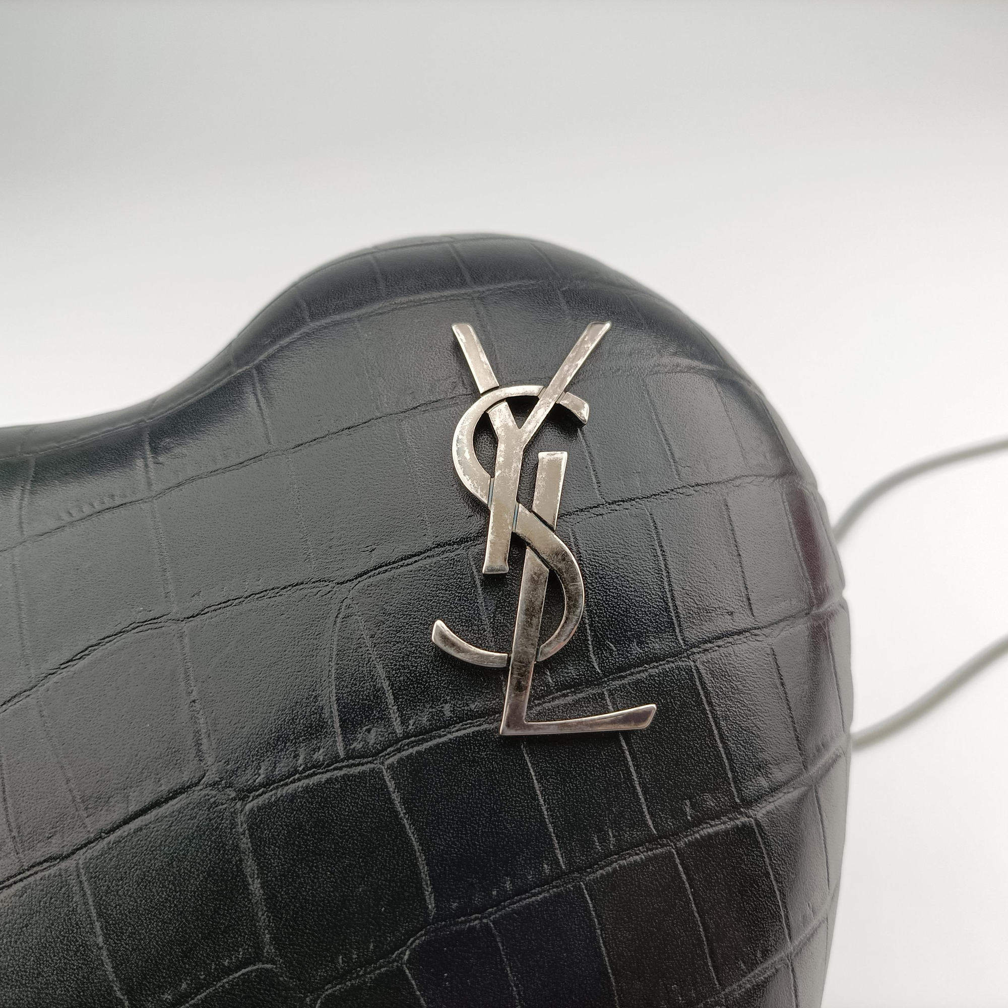 Love Box Heart Black Leather 466212 BCI466212.0717ラブボックス ハート型 ブラック レザー 466212 BCI466212.0717