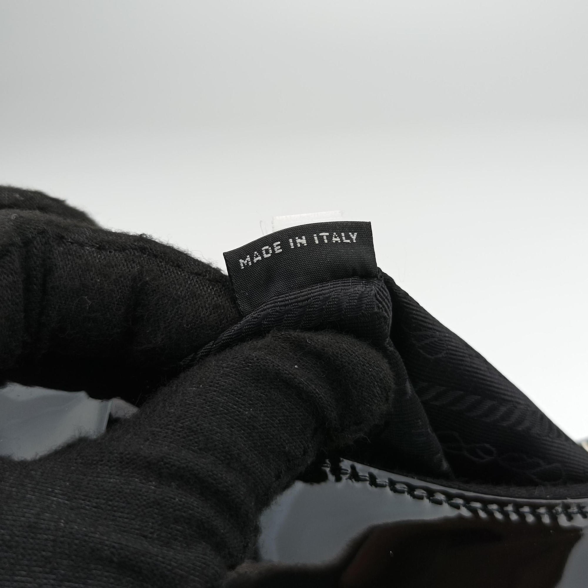 Re-Edition Black Patent leather 7/Dリ エディション ブラック パテントレザー 7/D