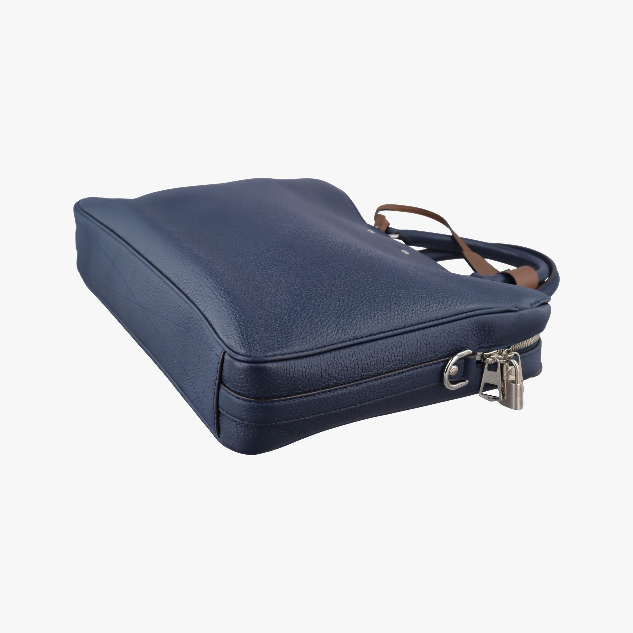 Taurillon Armand Briefcase Navy Leather M54380 UB2198トリヨン アルマンド ブリーフケース ネイビー レザー M54380 UB2198