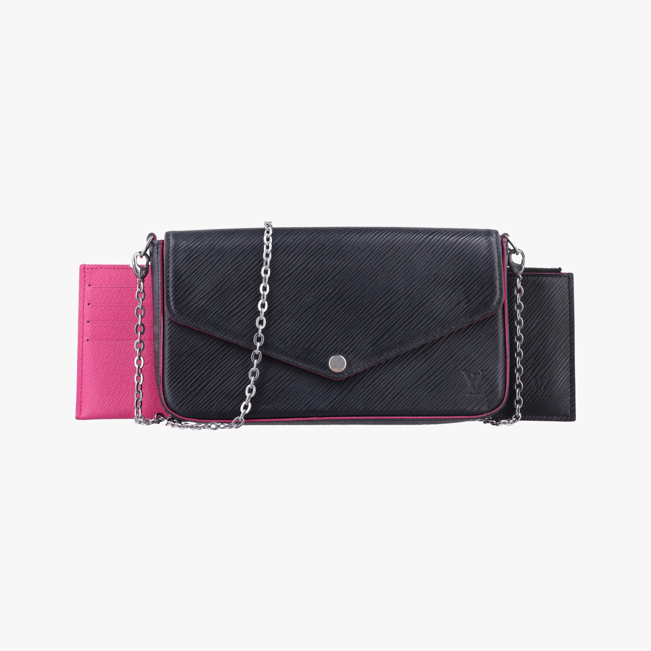 Pochette Felice Noir×Pink Epi M64579 TJ1158ポシェット フェリーチェ ノワール×ピンク エピ M64579 TJ1158