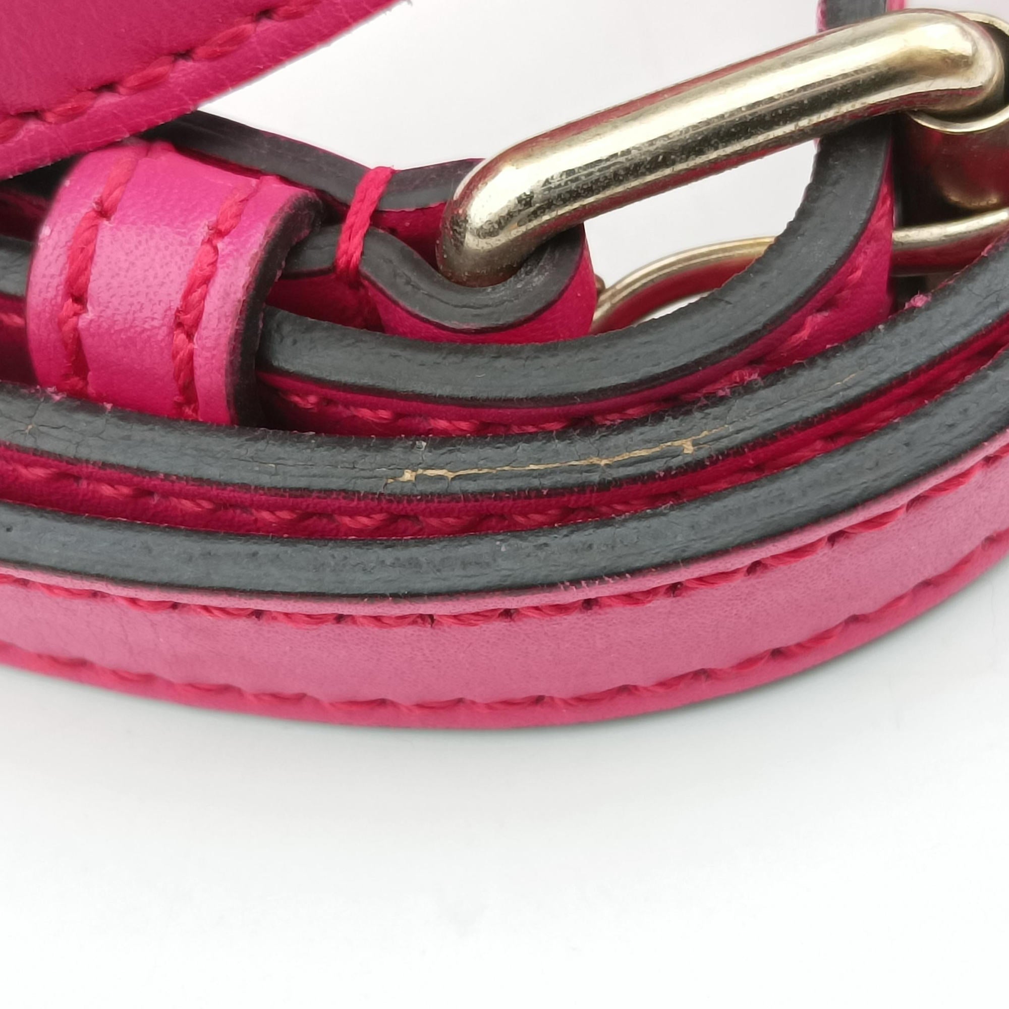Bright Diamante Rose Leather 354224 H016269678ブライトディアマンテ ローズ レッド レザー 354224 H016269678