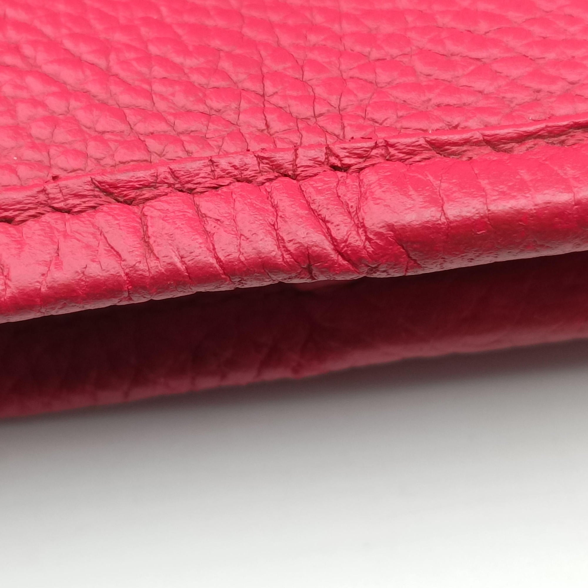 Cabag Elan Red Togo leather AR▢Mカバ シエ レッド トゴ AR▢M