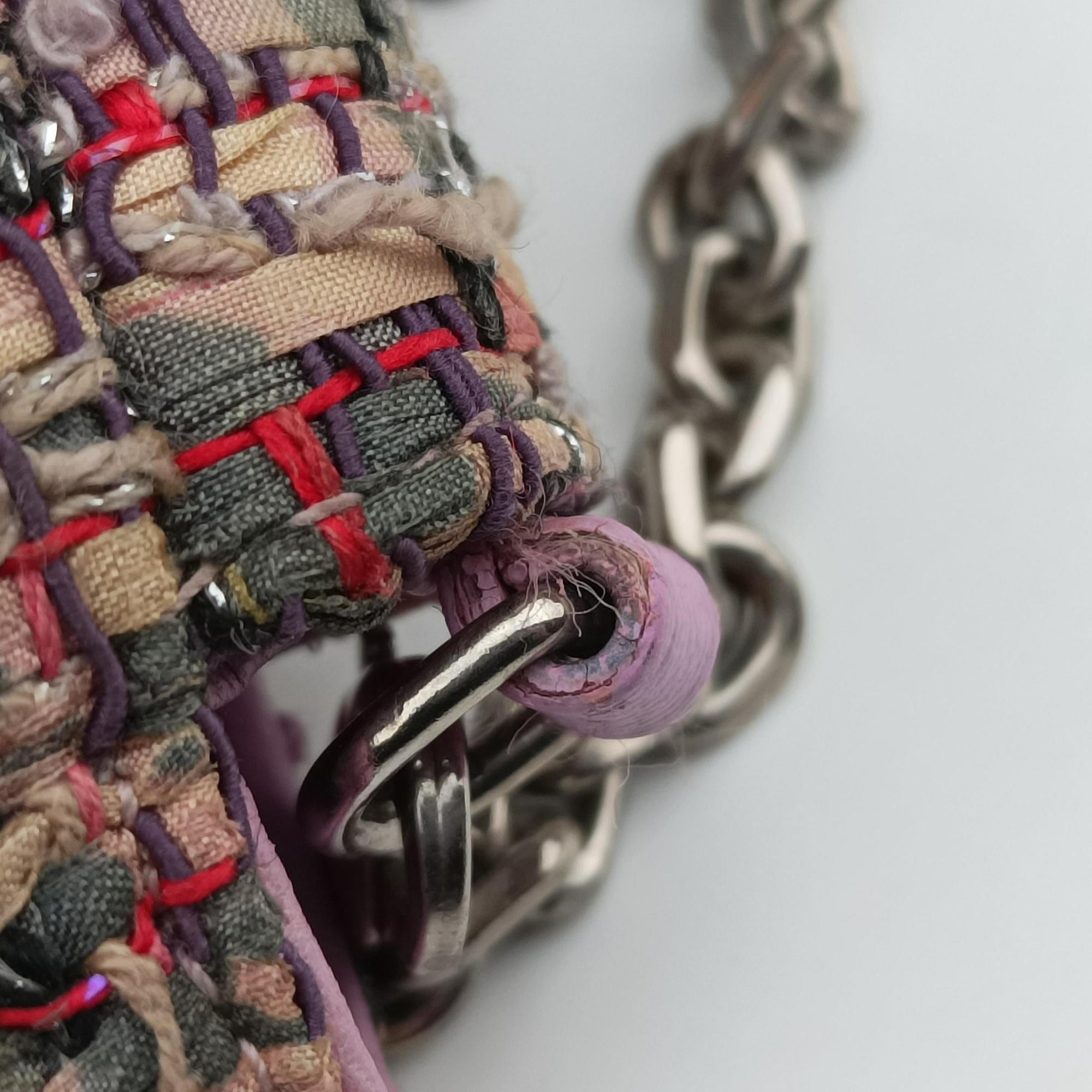 Miss Dior Multicolour Tweed × Leather 12-MA-0194ミスディオール マルチカラー ツイード×レザー 12-MA-0194