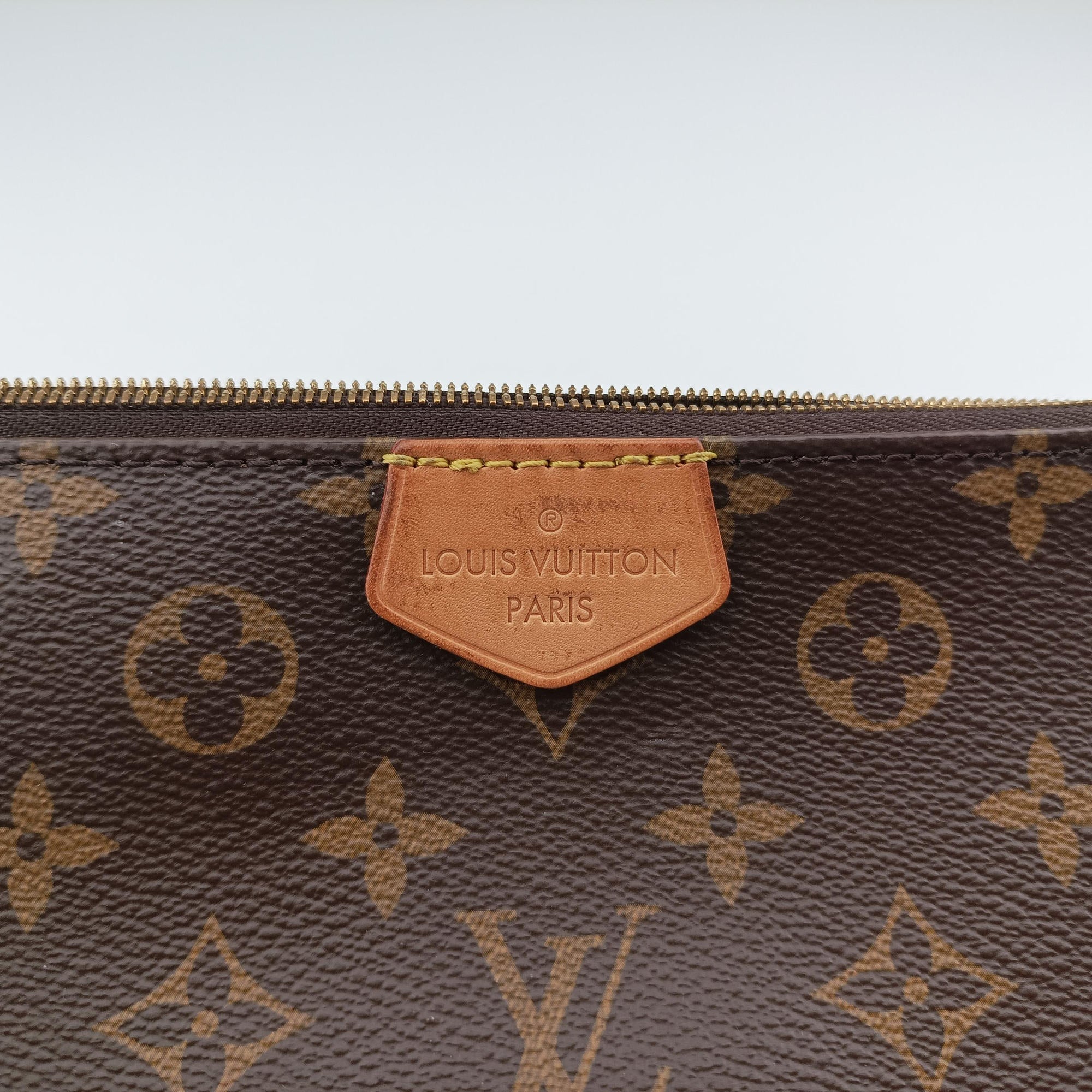 MULTI POCHETTE ACCESSOIRES MARRON×ROSE CLAIRE Monogram Canvas M44840 SP4290ミュルティポシェットアクセソワール マロン×ローズ クレール モノグラムキャンバス M44840 SP4290