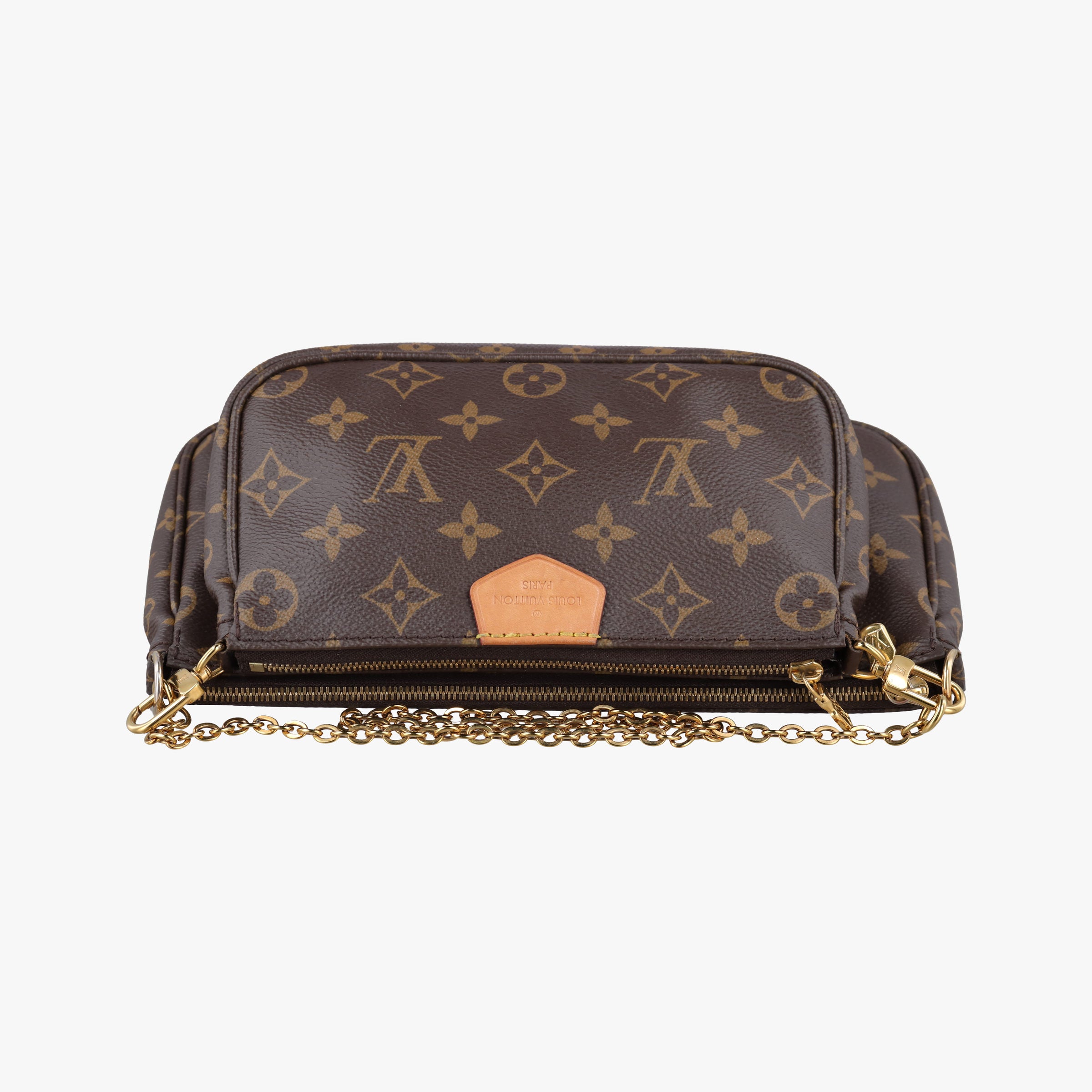 MULTI POCHETTE ACCESSOIRES MARRON×ROSE CLAIRE Monogram Canvas M44840 SP4290ミュルティポシェットアクセソワール マロン×ローズ クレール モノグラムキャンバス M44840 SP4290