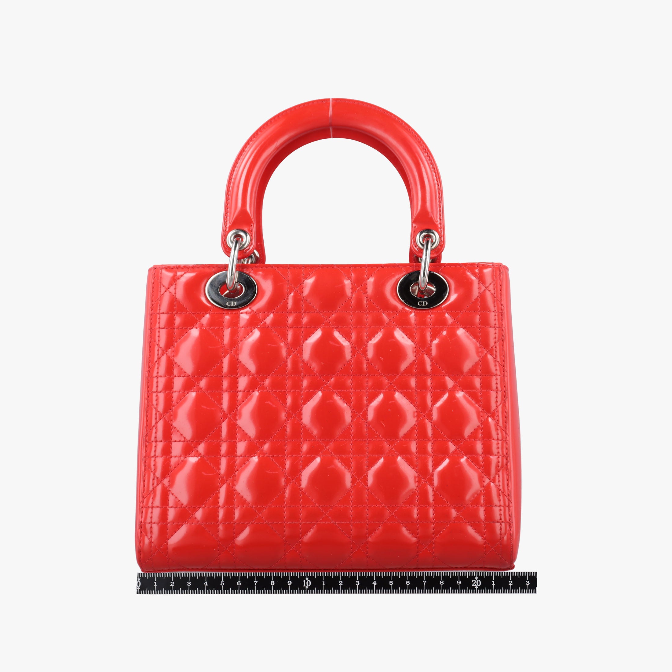 Lady Dior Red patent 01-BO1114レディディオール レッド パテント 01-BO1114
