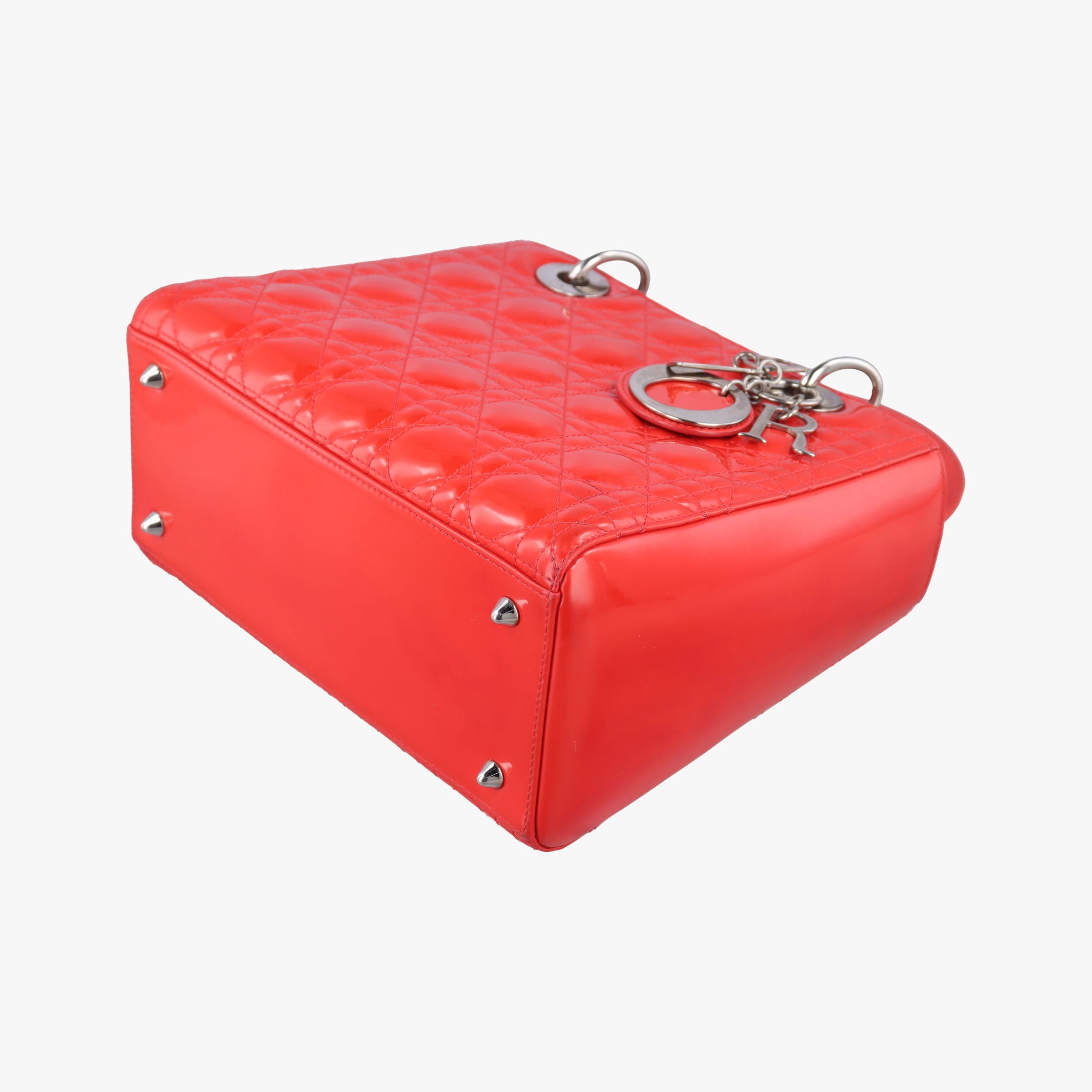 Lady Dior Red patent 01-BO1114レディディオール レッド パテント 01-BO1114