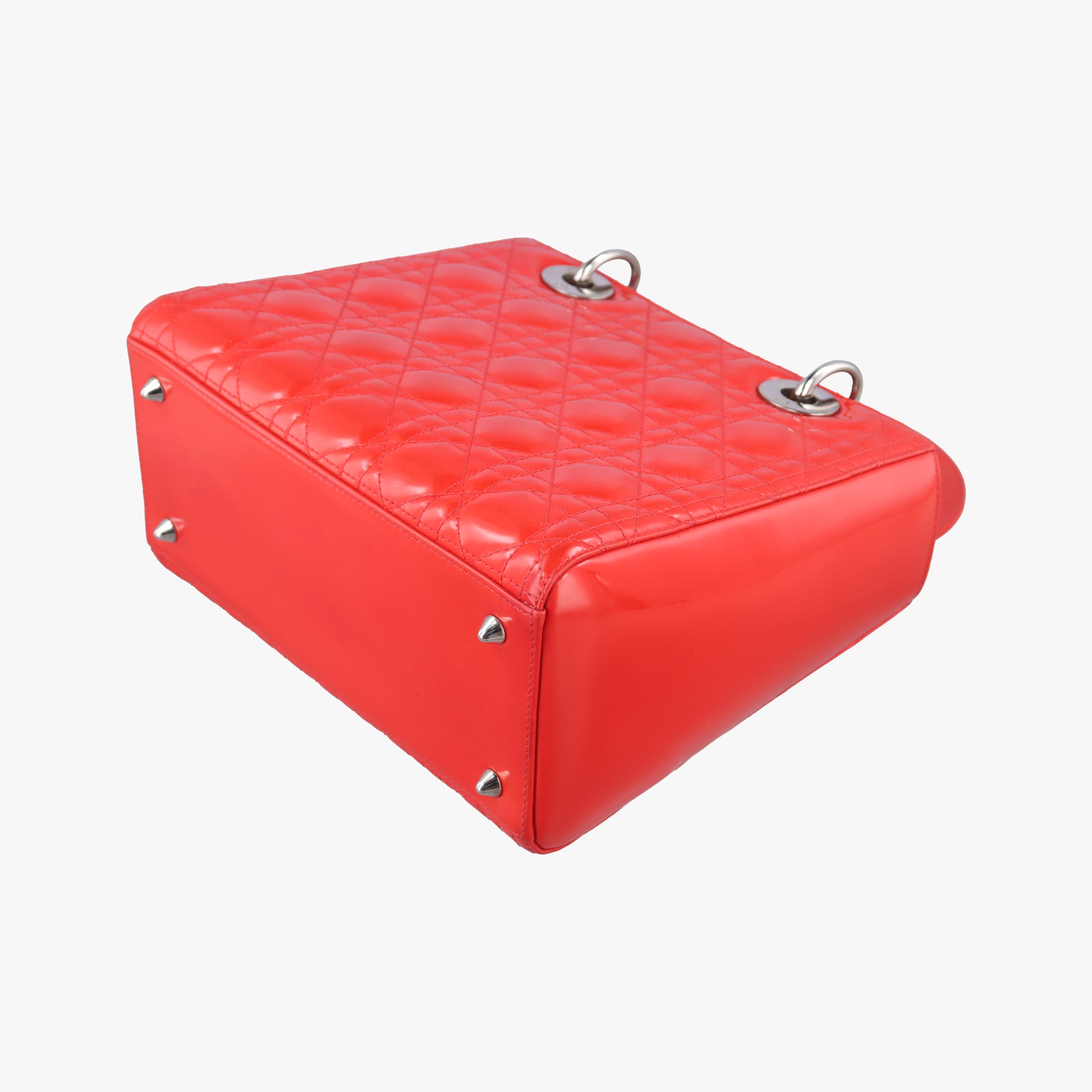 Lady Dior Red patent 01-BO1114レディディオール レッド パテント 01-BO1114