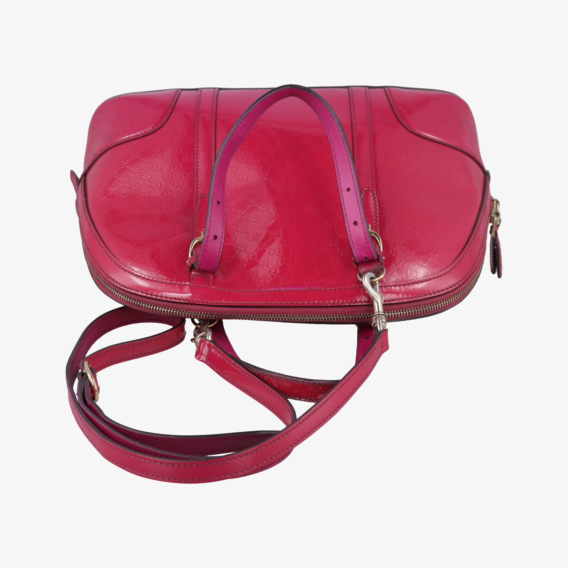 Microguccissima Rose Patent Leather 309617 I015571785マイクログッチシマ ローズ レッド パテント 309617 I015571785