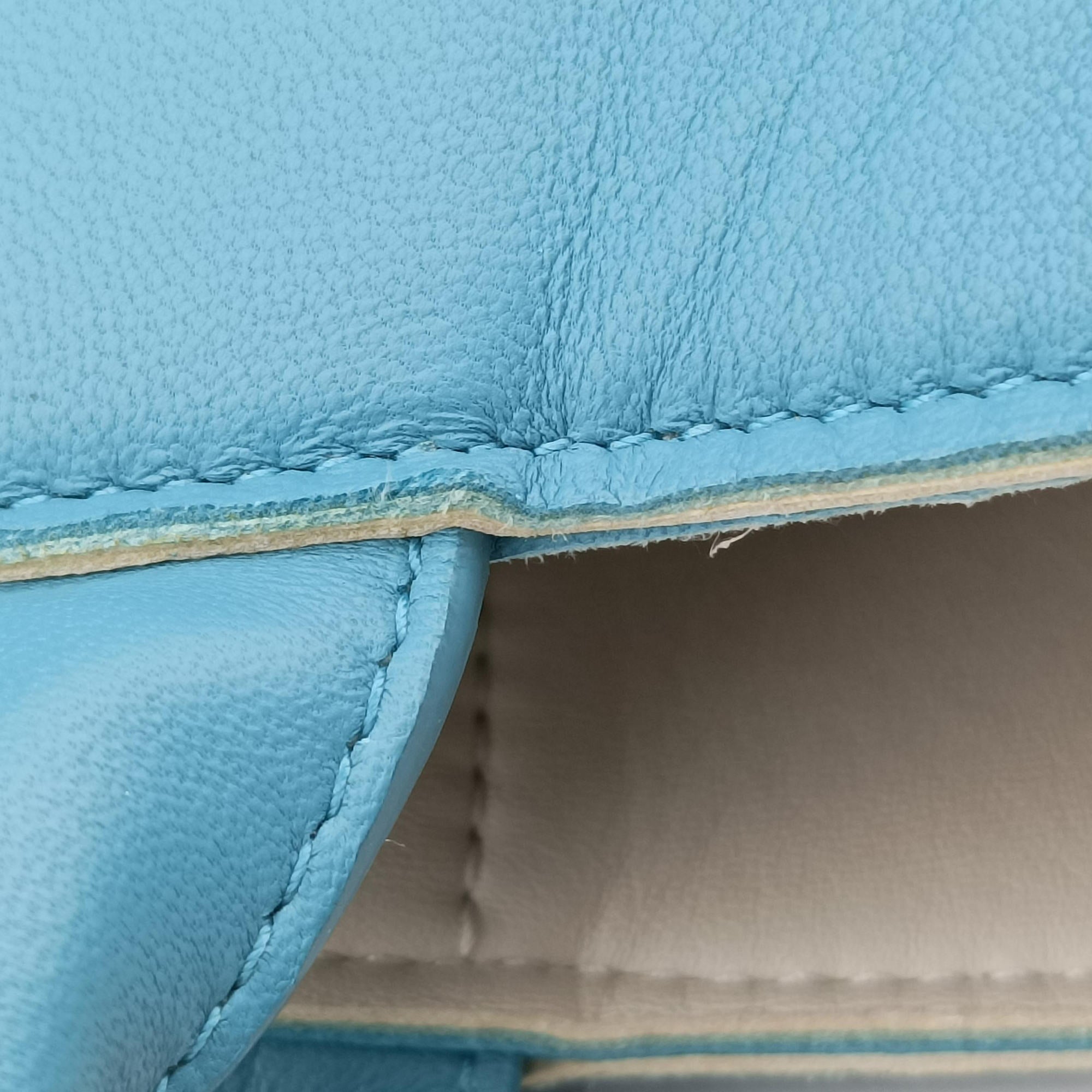 THE ARCO Tote Blue lambskin B09060949Eミディアム ザ アルコ トート ブルー ラムスキン B09060949E